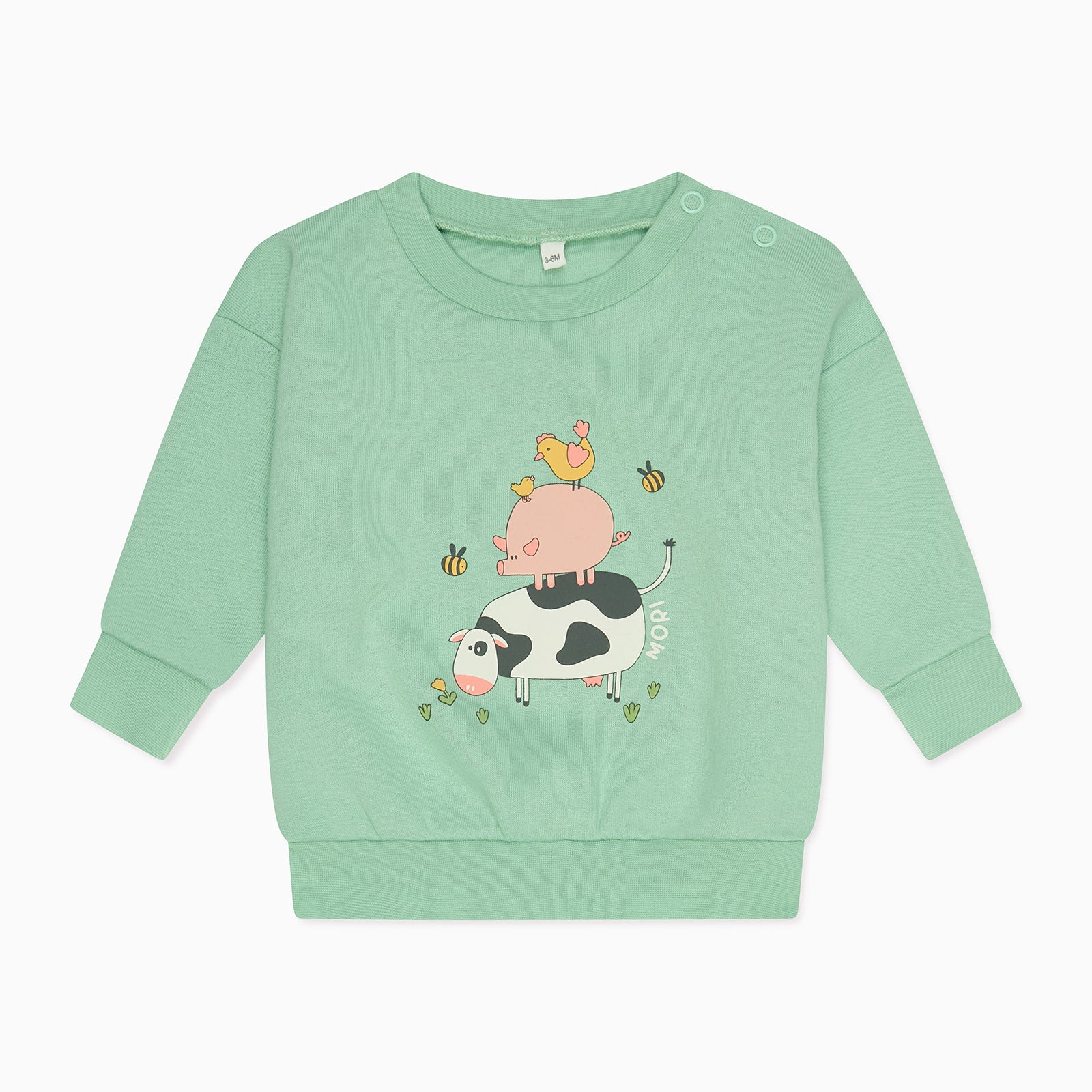 Farmyard Friends Oversized Sweatshirt - Image 3