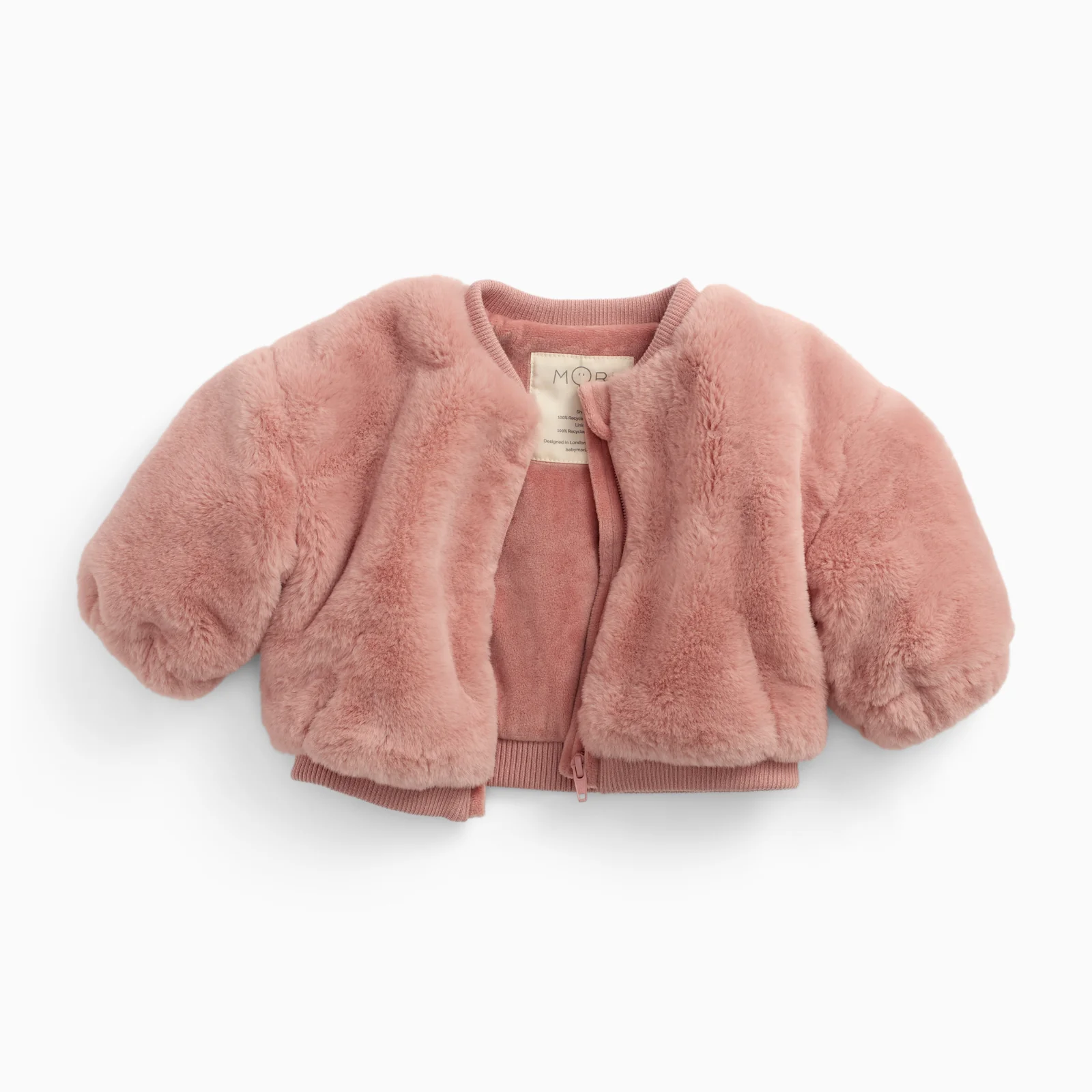 Faux Fur Bomber Jacket - Image 2