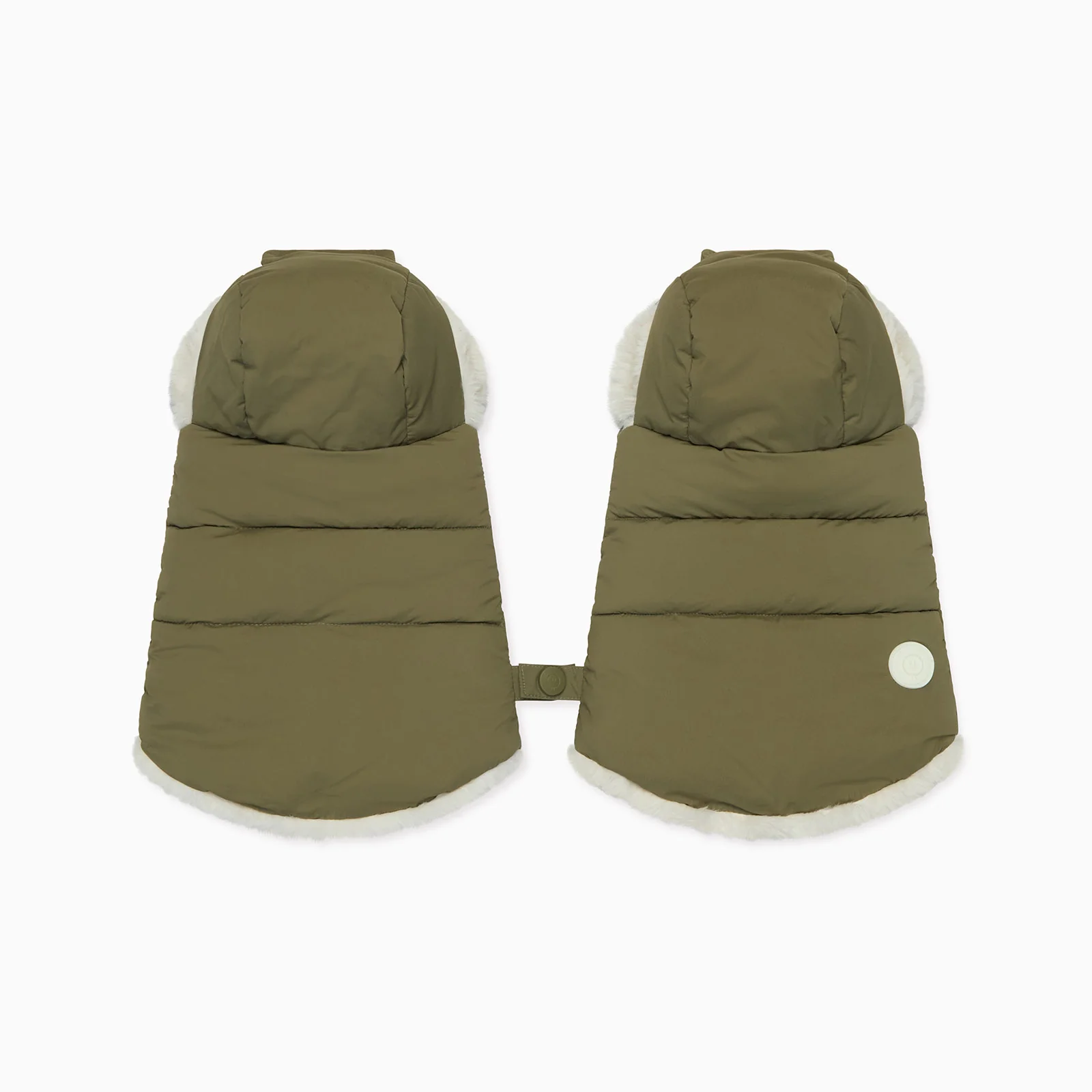 Faux Fur Lined Buggy Mittens - Image 5