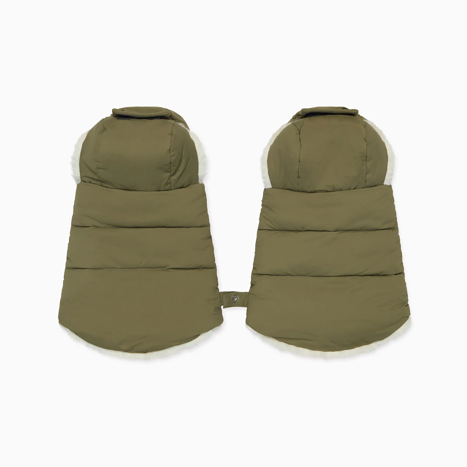 Faux Fur Lined Buggy Mittens - Image 6