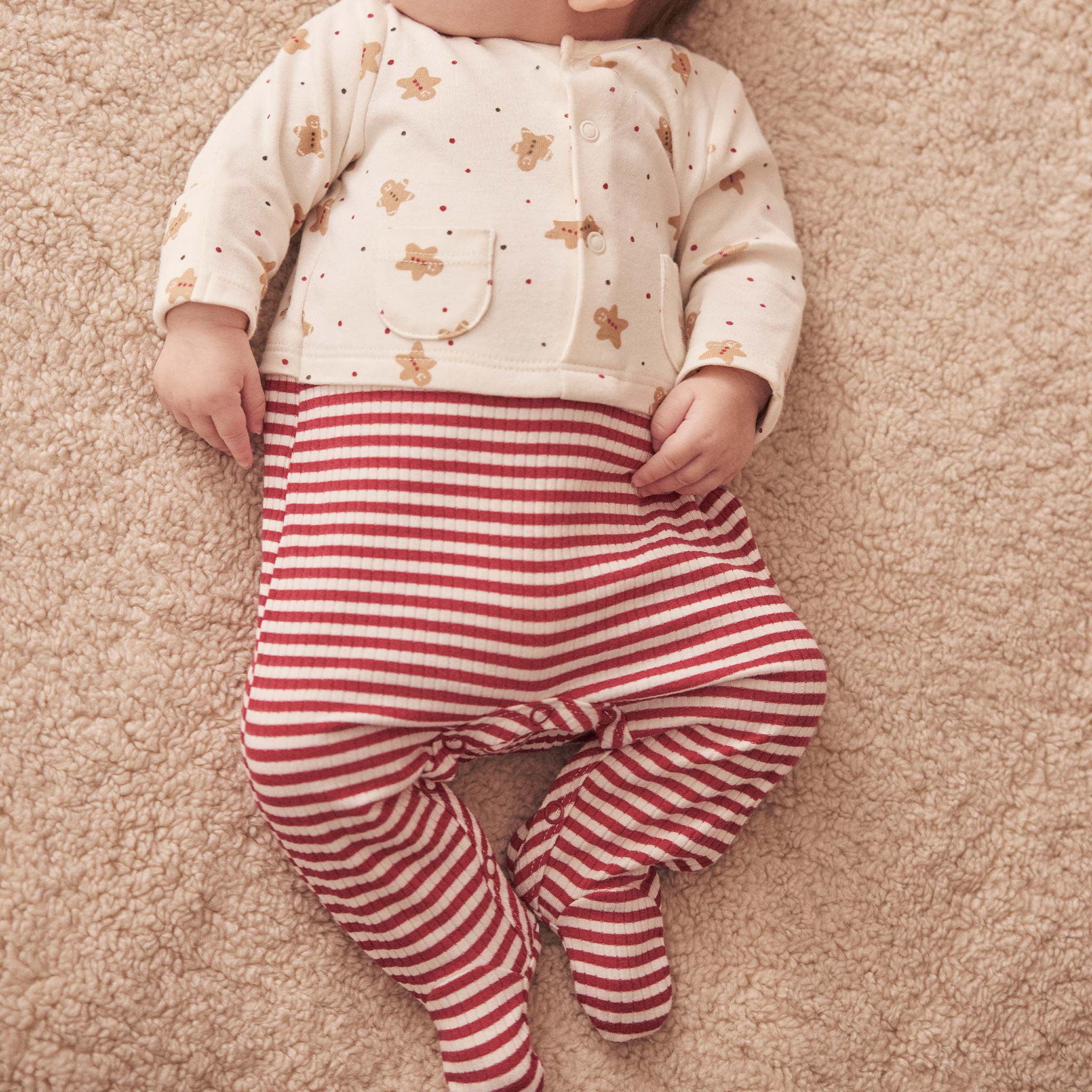 Festive Jumpsuit & Elf Hat Set - Image 3