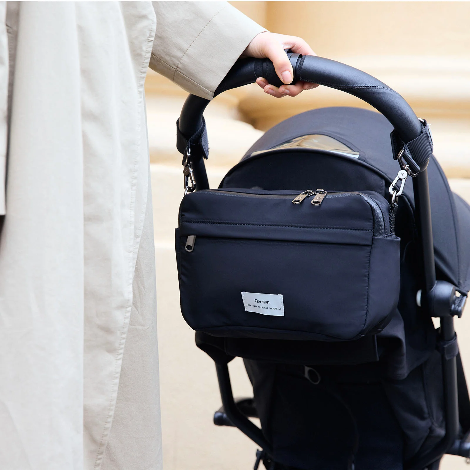 Finnson Frida Eco Stroller Organiser with Clips - Image 12