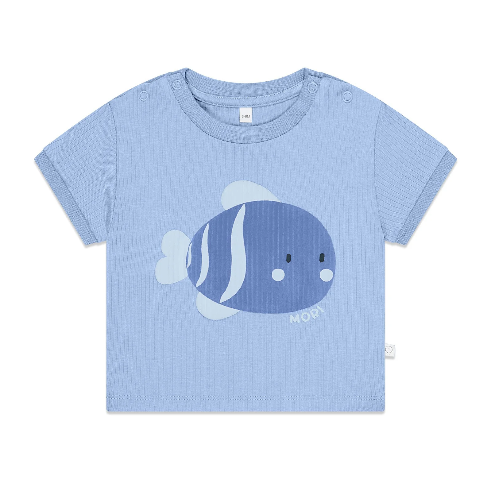 Fish Ribbed T-Shirt - Image 2