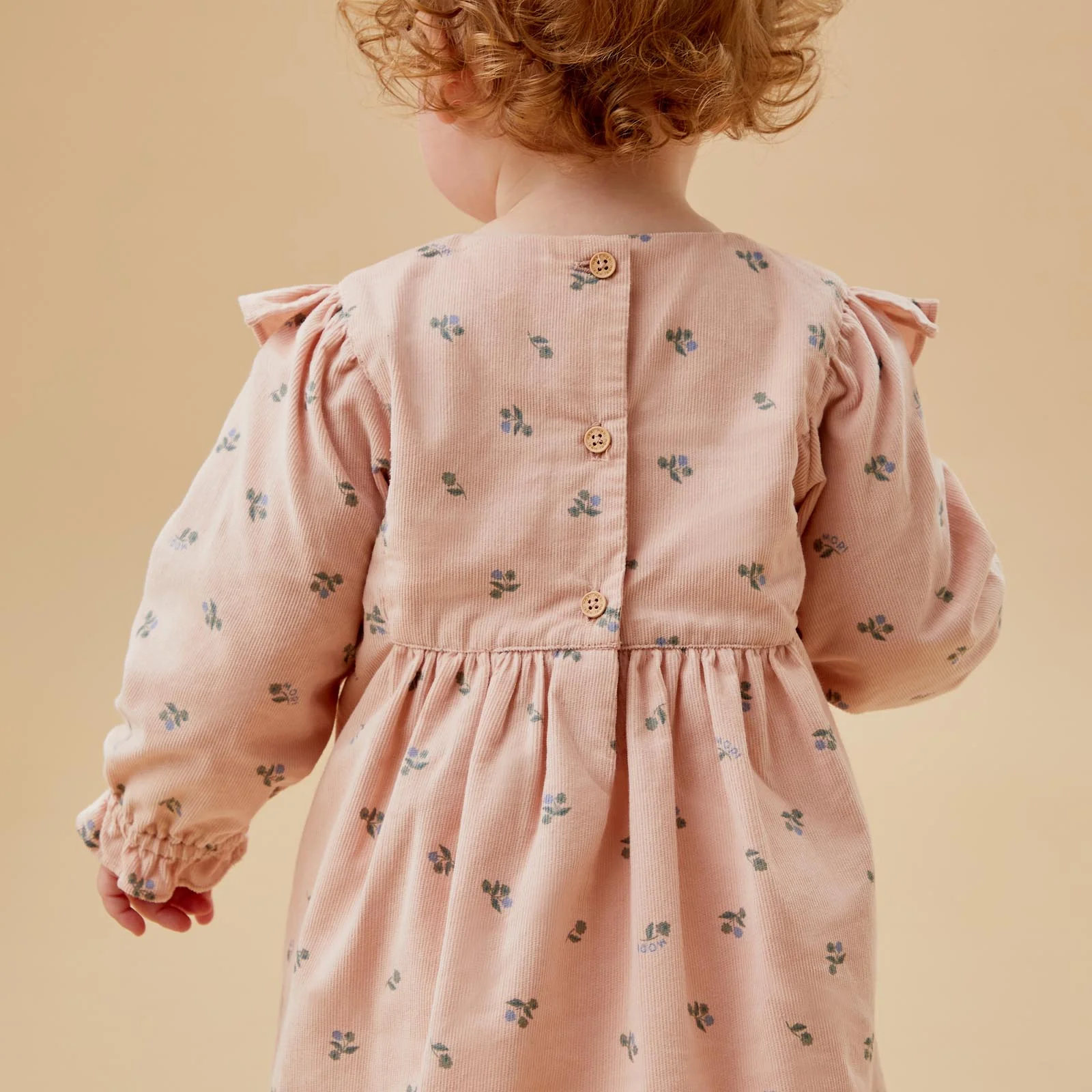 Floral Corduroy Dress - Image 5