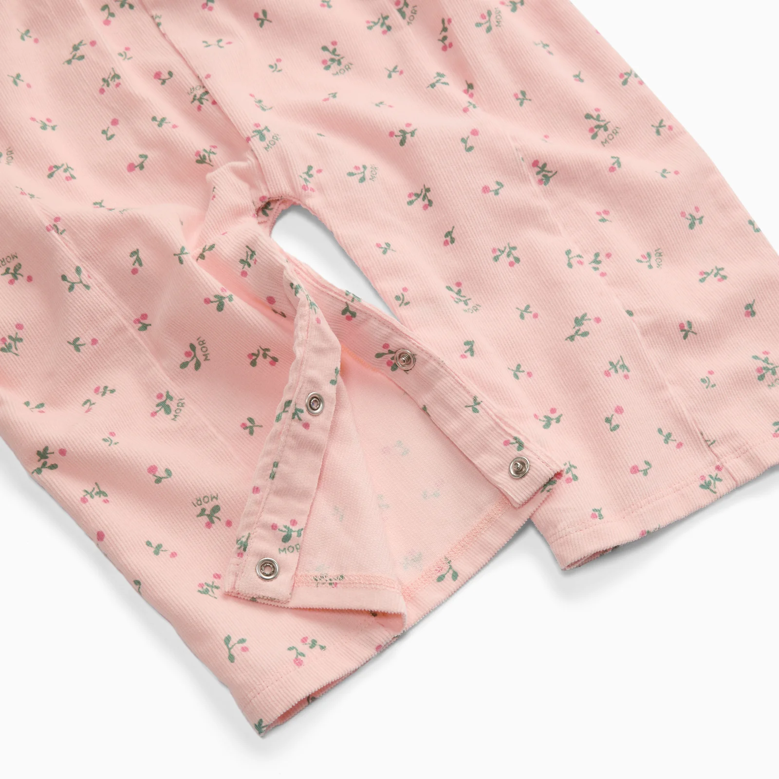 Floral Frilled Soft Corduroy Dungarees - Image 3