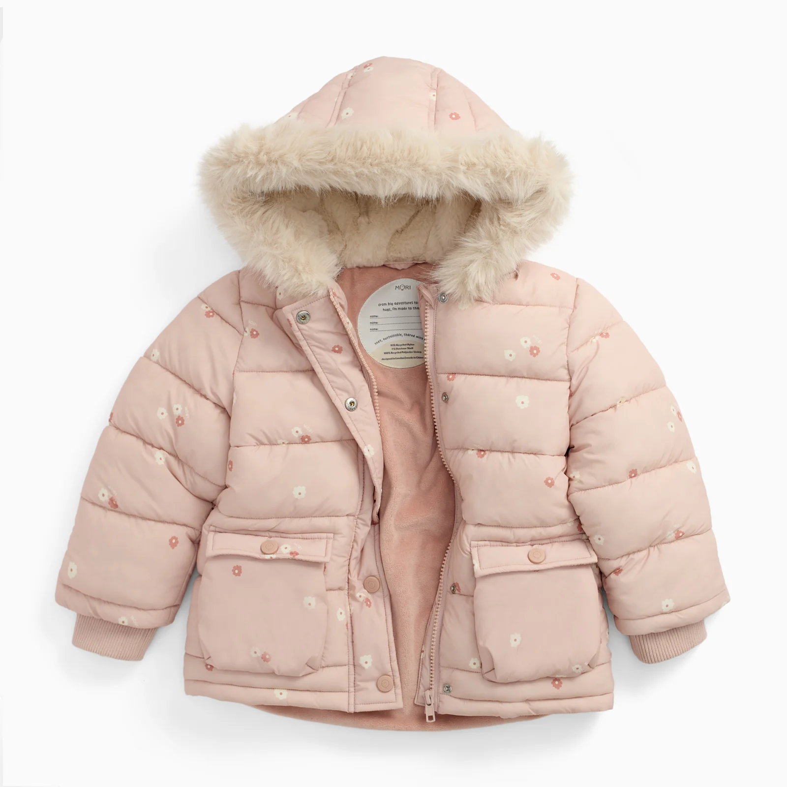 Floral Padded Coat - Image 3
