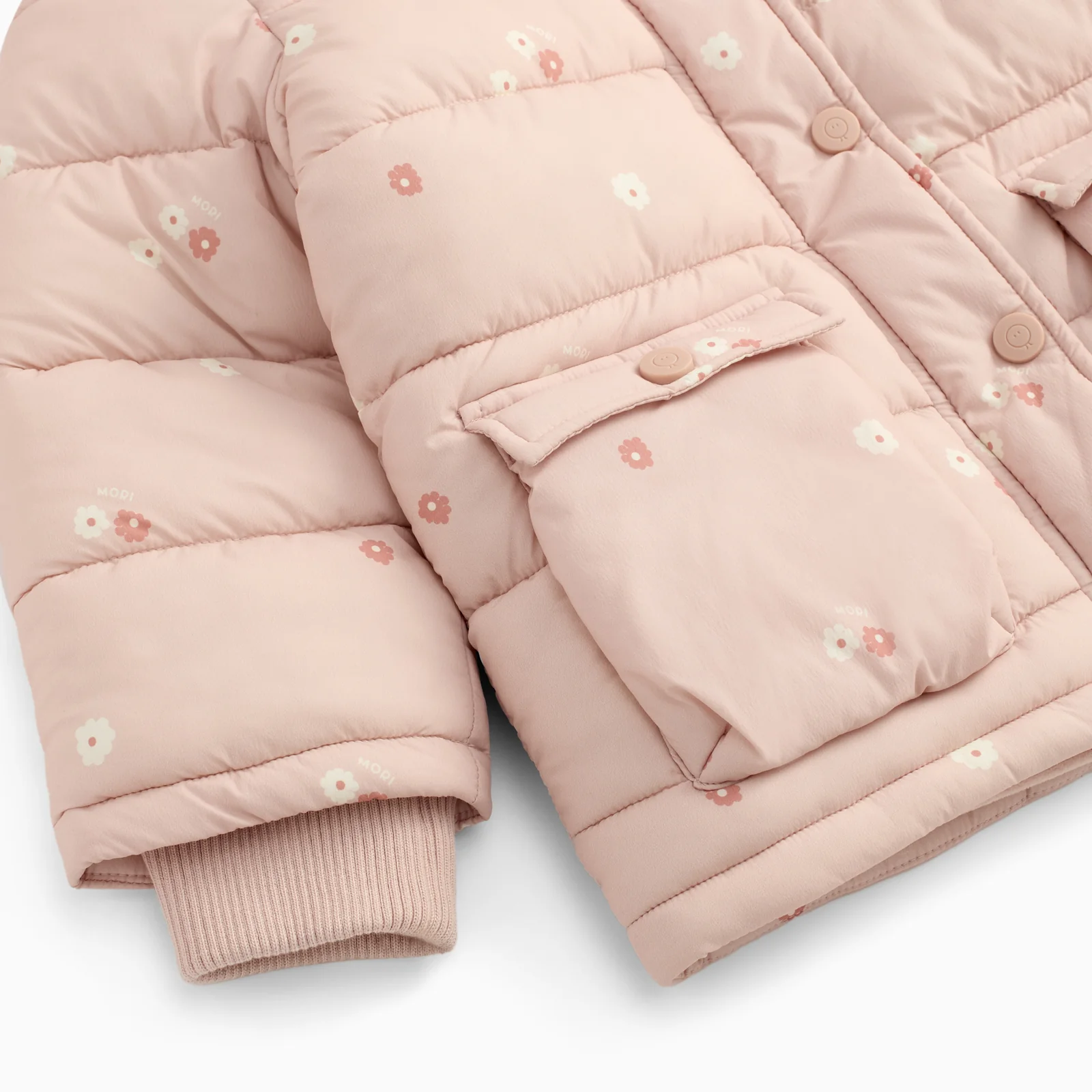 Floral Padded Coat - Image 4