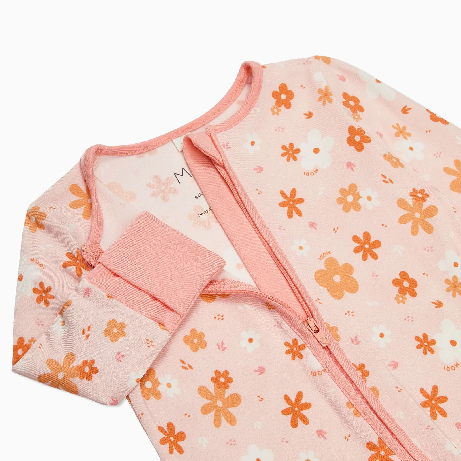 Flower Power Clever Zip Sleepsuit - Image 5