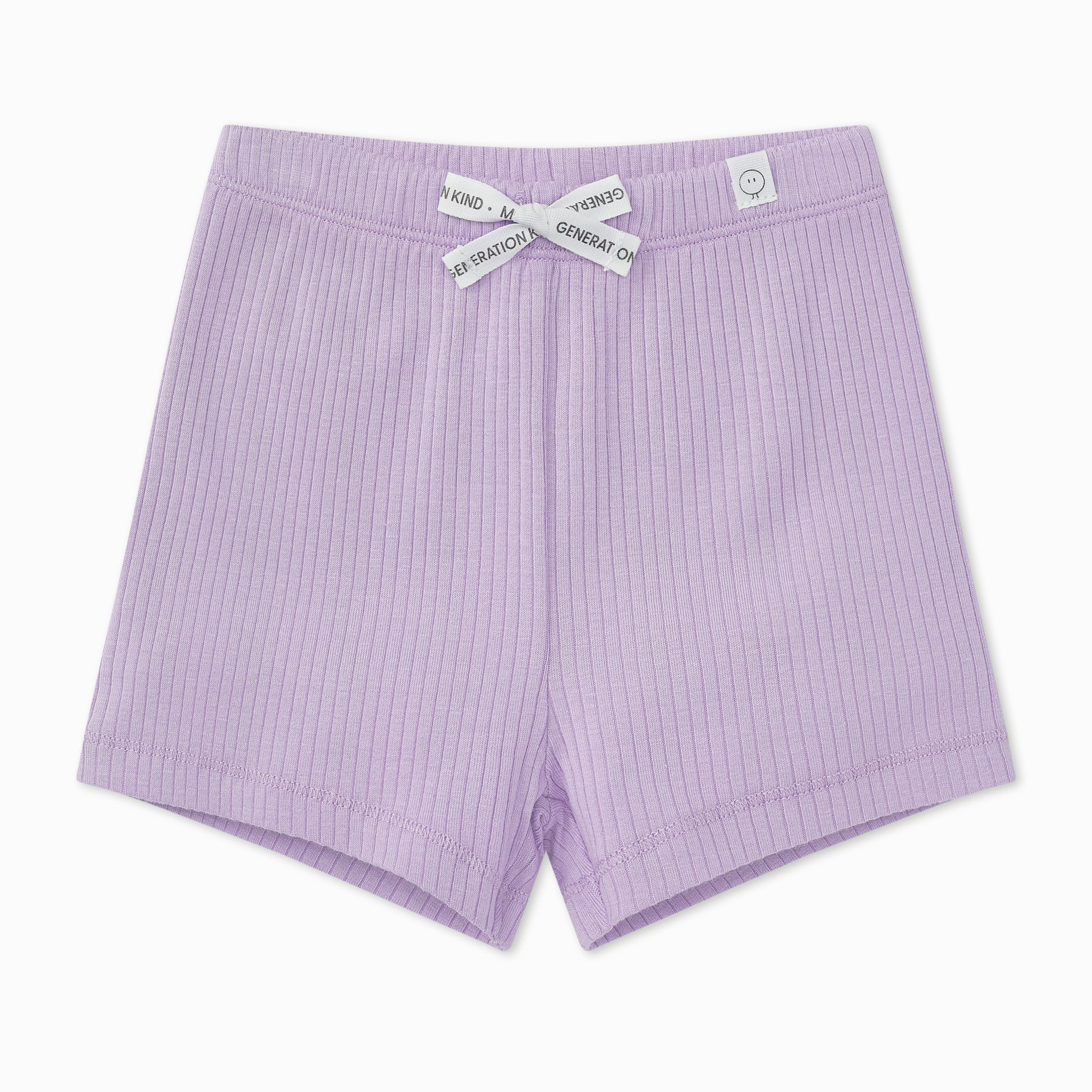 Flower Ribbed Short Sleeve T-Shirt & Shorts Outfit - Image 4
