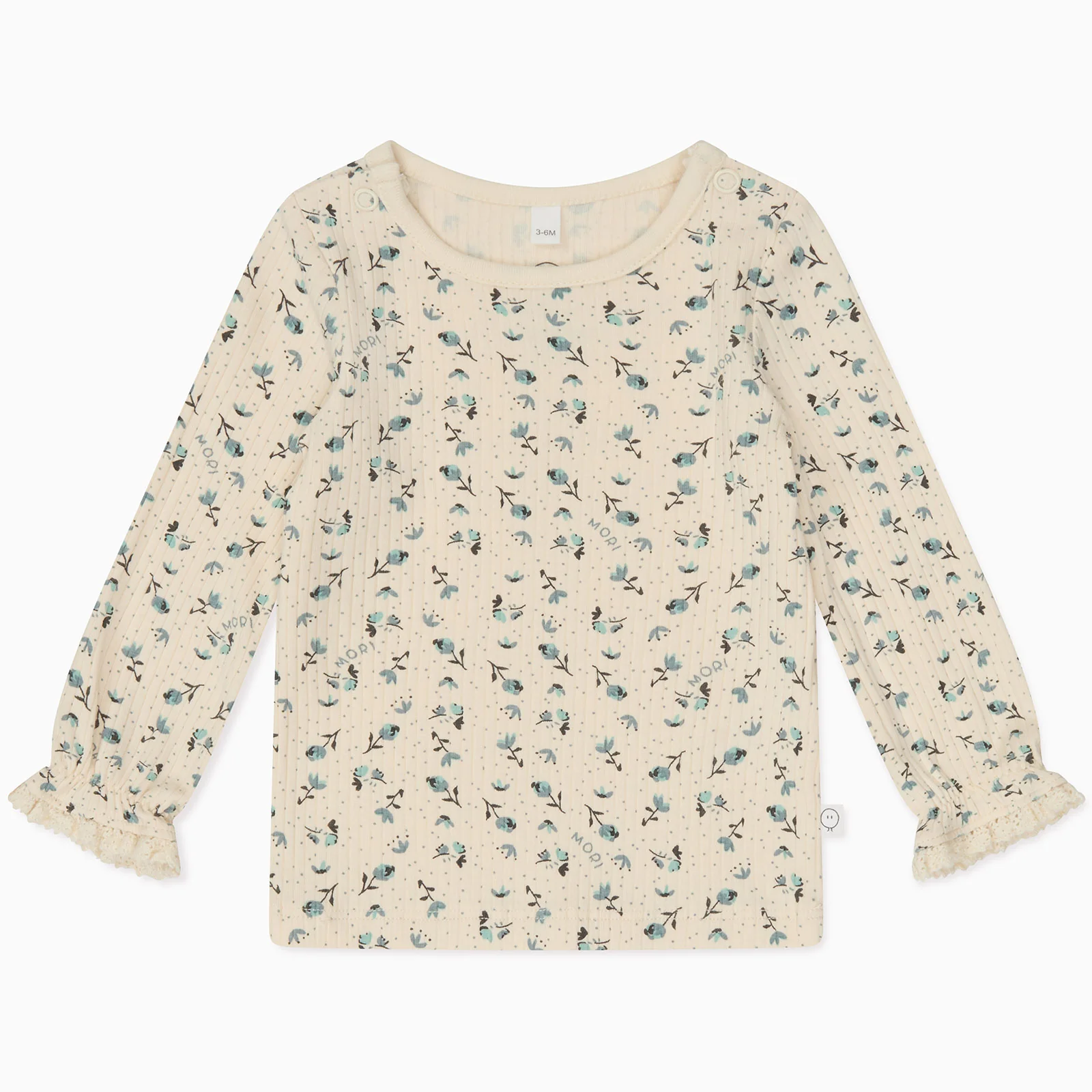 Floral Ribbed Pyjamas - Image 5