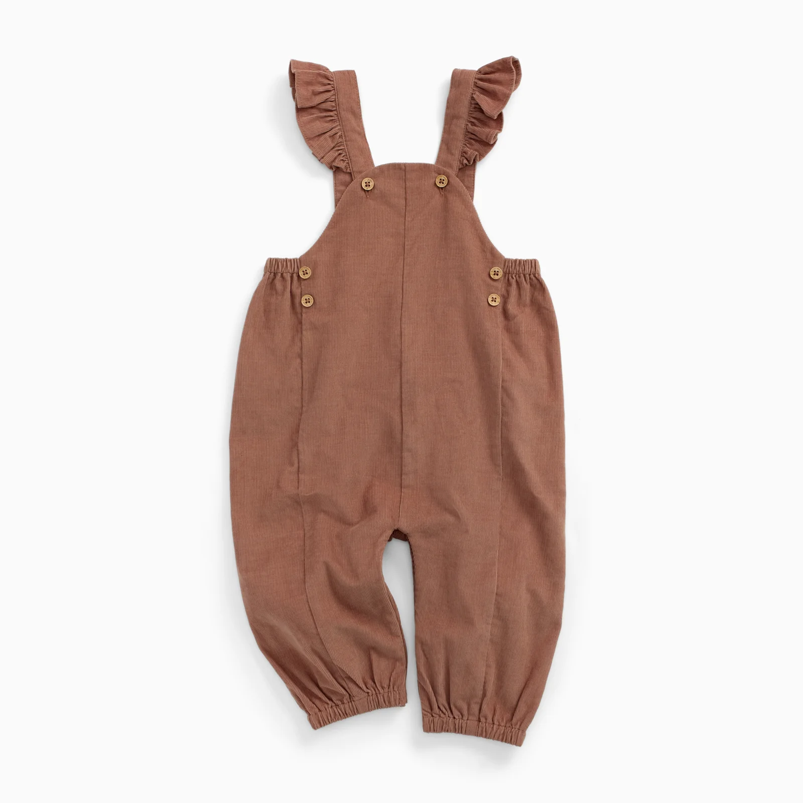 Frilled Corduroy Dungarees - Image 2