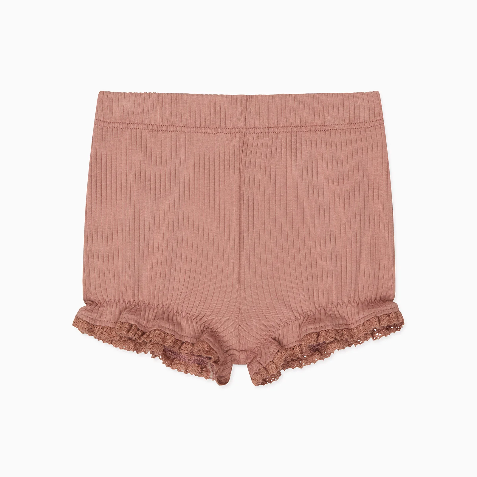 Frilled Ribbed Cardigan & Shorts Outfit - Image 6
