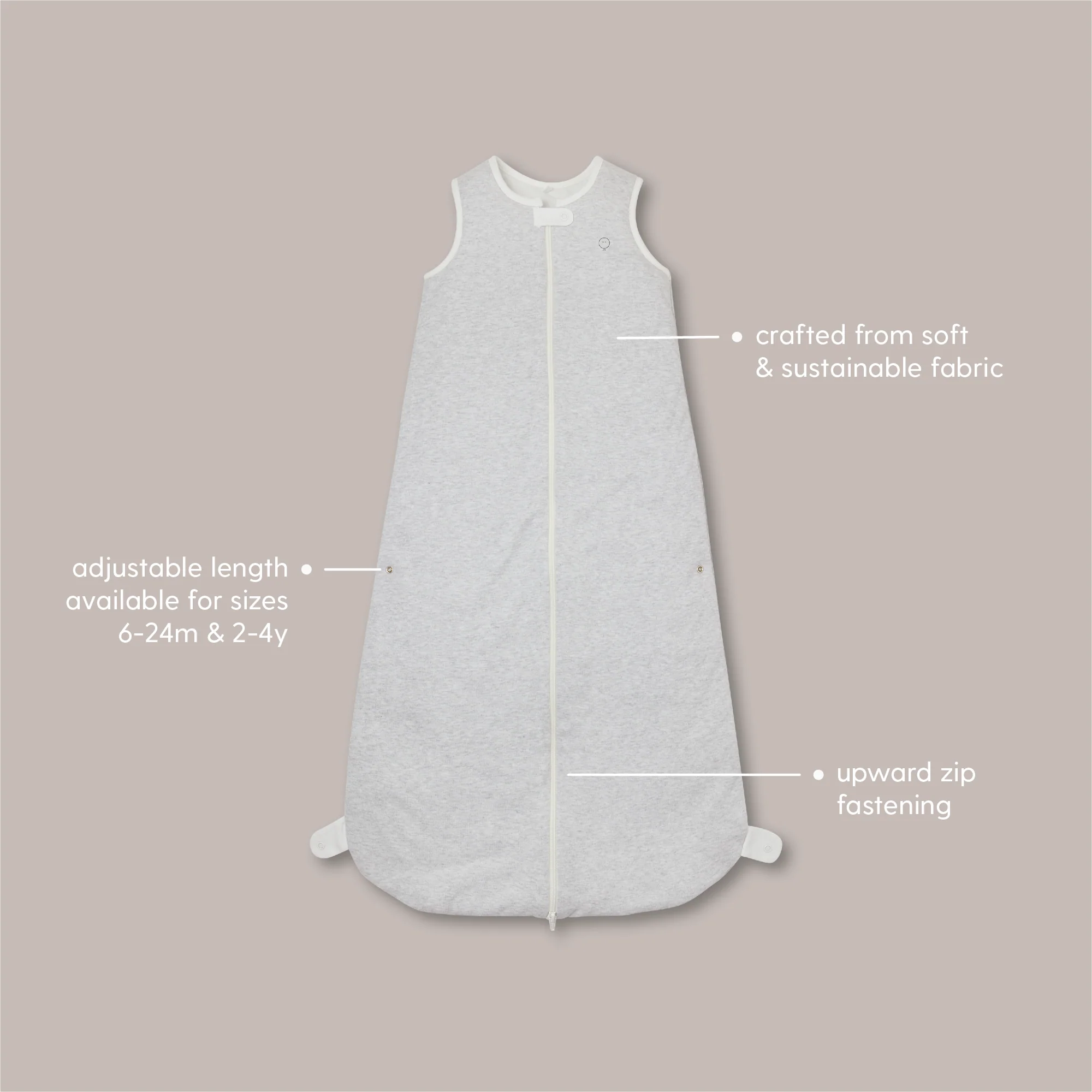 Front Opening Sleeping Bag 1.5 TOG - Stardust - Image 4