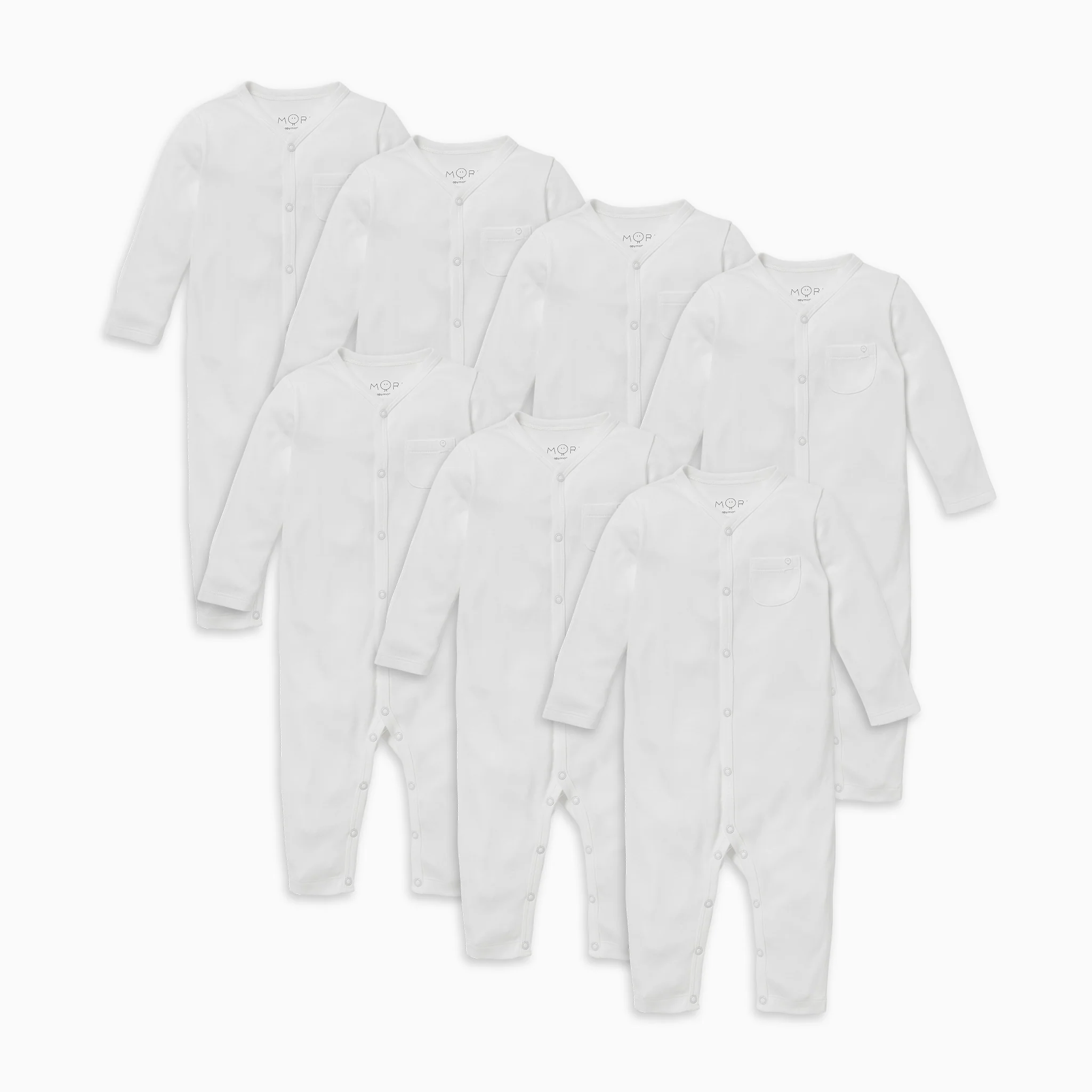 Front Opening Sleepsuit 7 Pack - Image 3