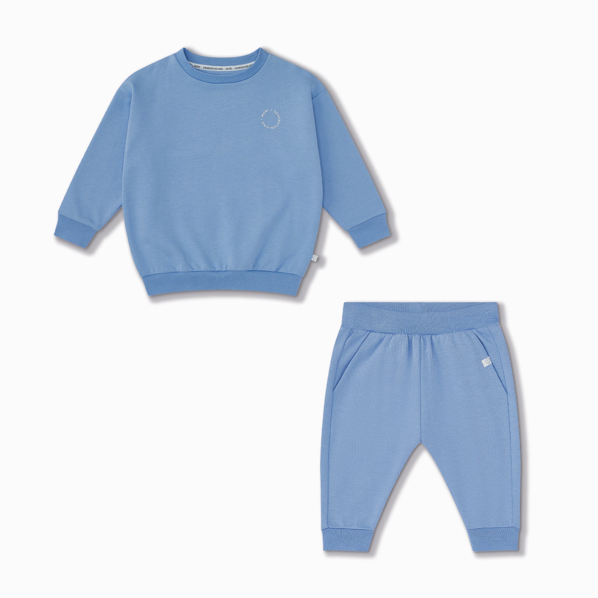 Generation Kind Oversized Sweatshirt & Joggers Outfit - Blue - Image 5