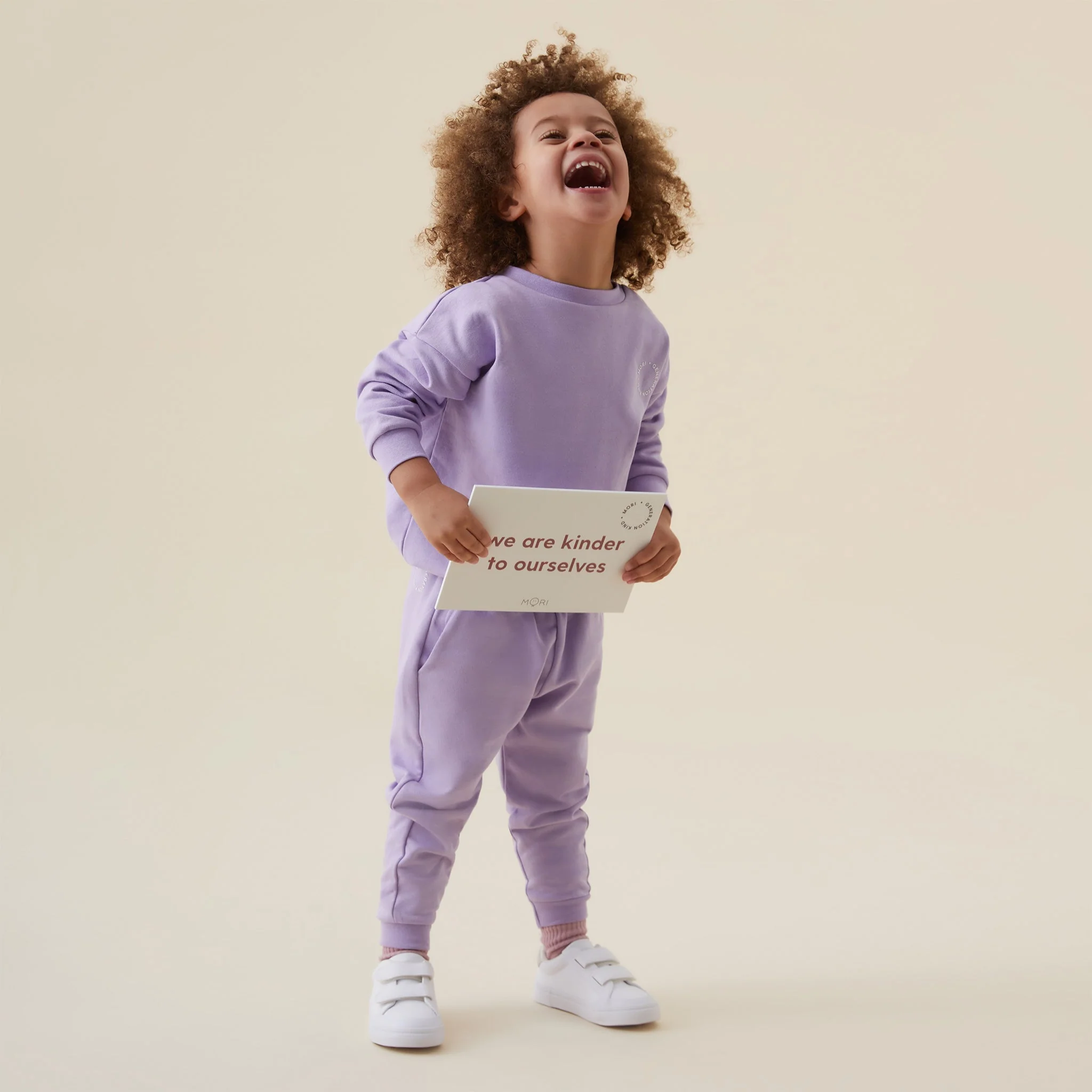 Generation Kind Oversized Sweatshirt & Joggers Outfit - Lilac