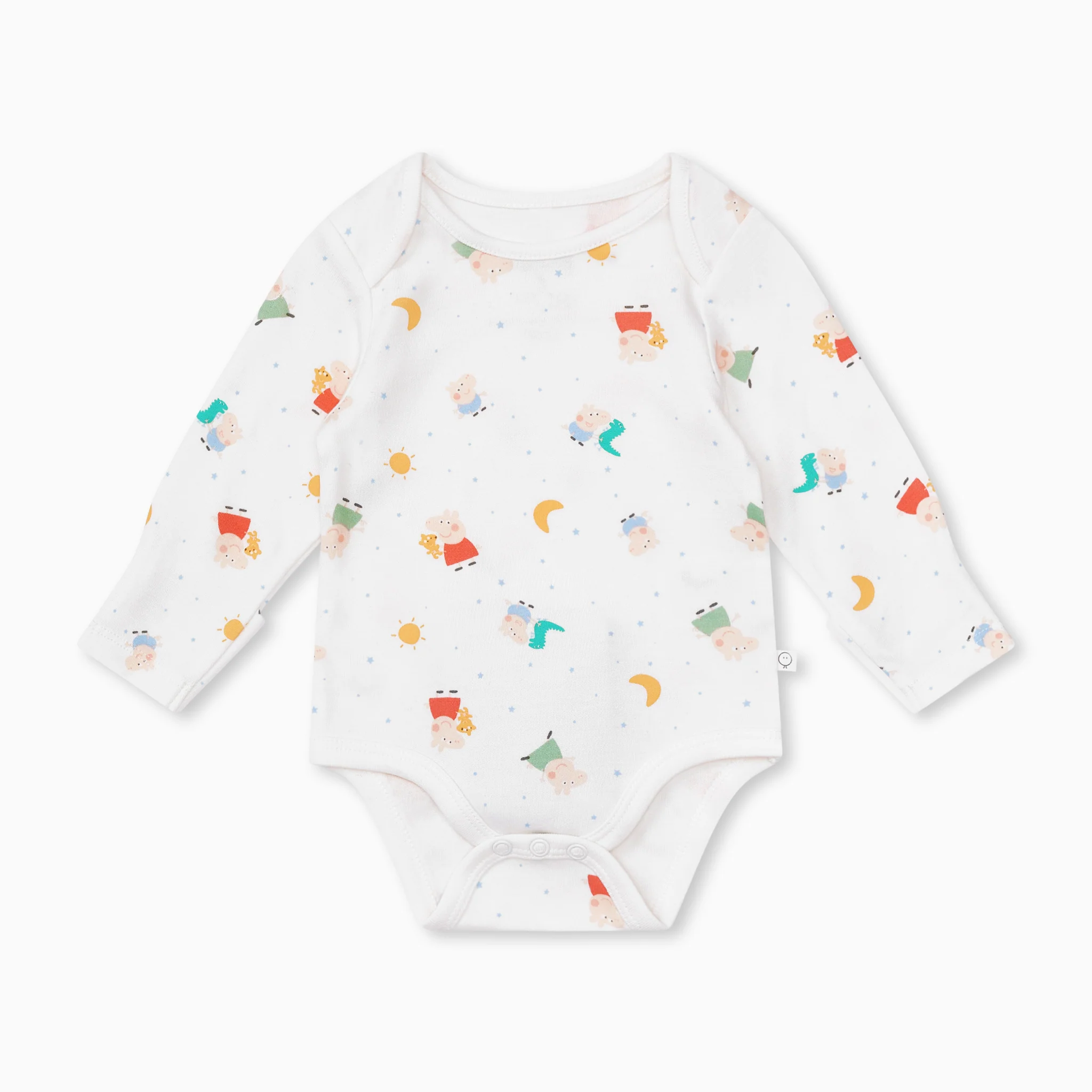 George Pig Ribbed Dungarees & bodysuit Outfit - Image 3