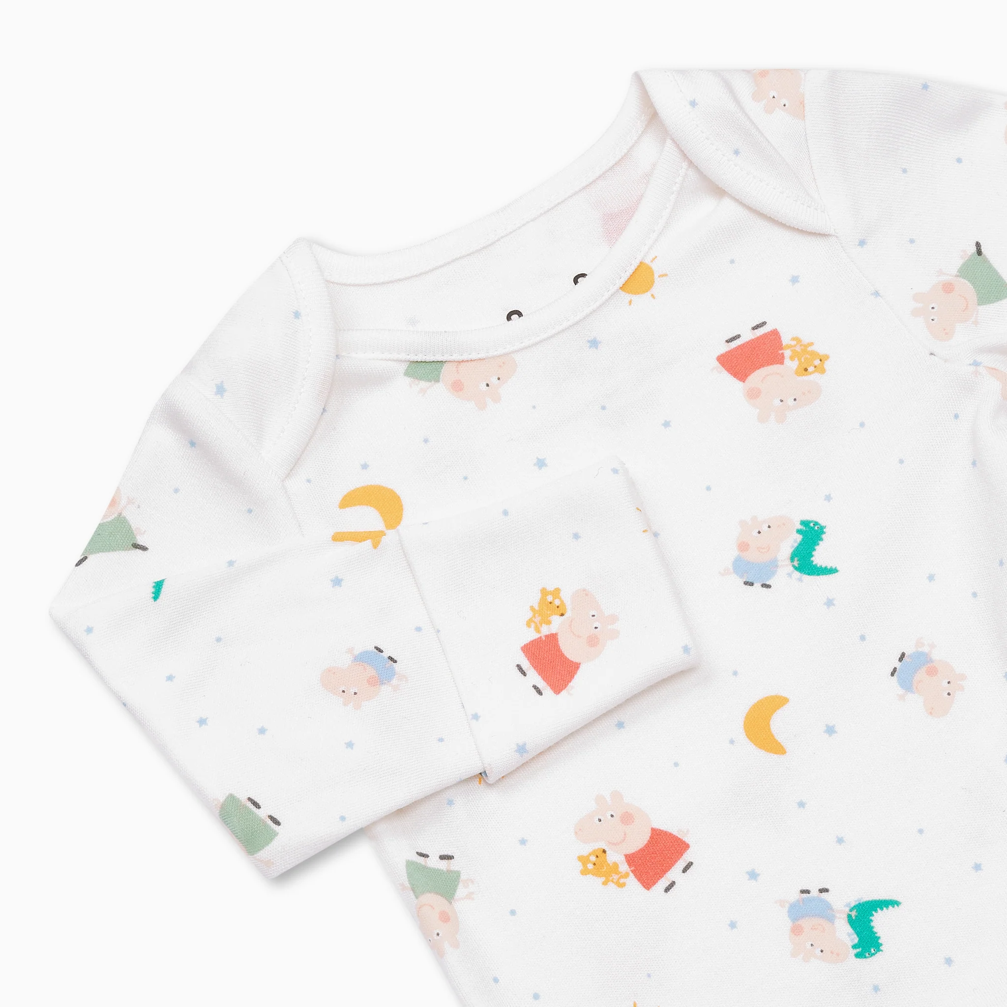 George Pig Ribbed Dungarees & bodysuit Outfit - Image 6
