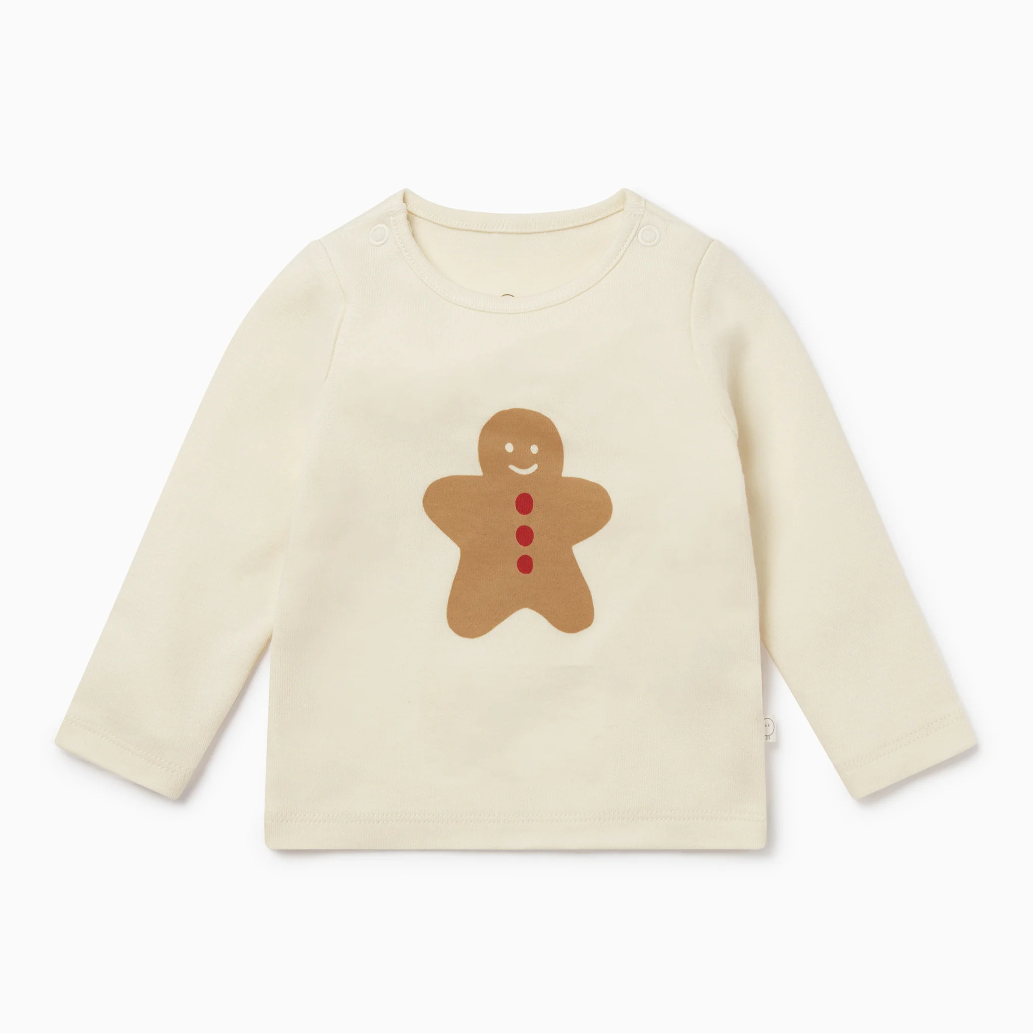Gingerbread T-Shirt & Ribbed Leggings Outfit - Image 2