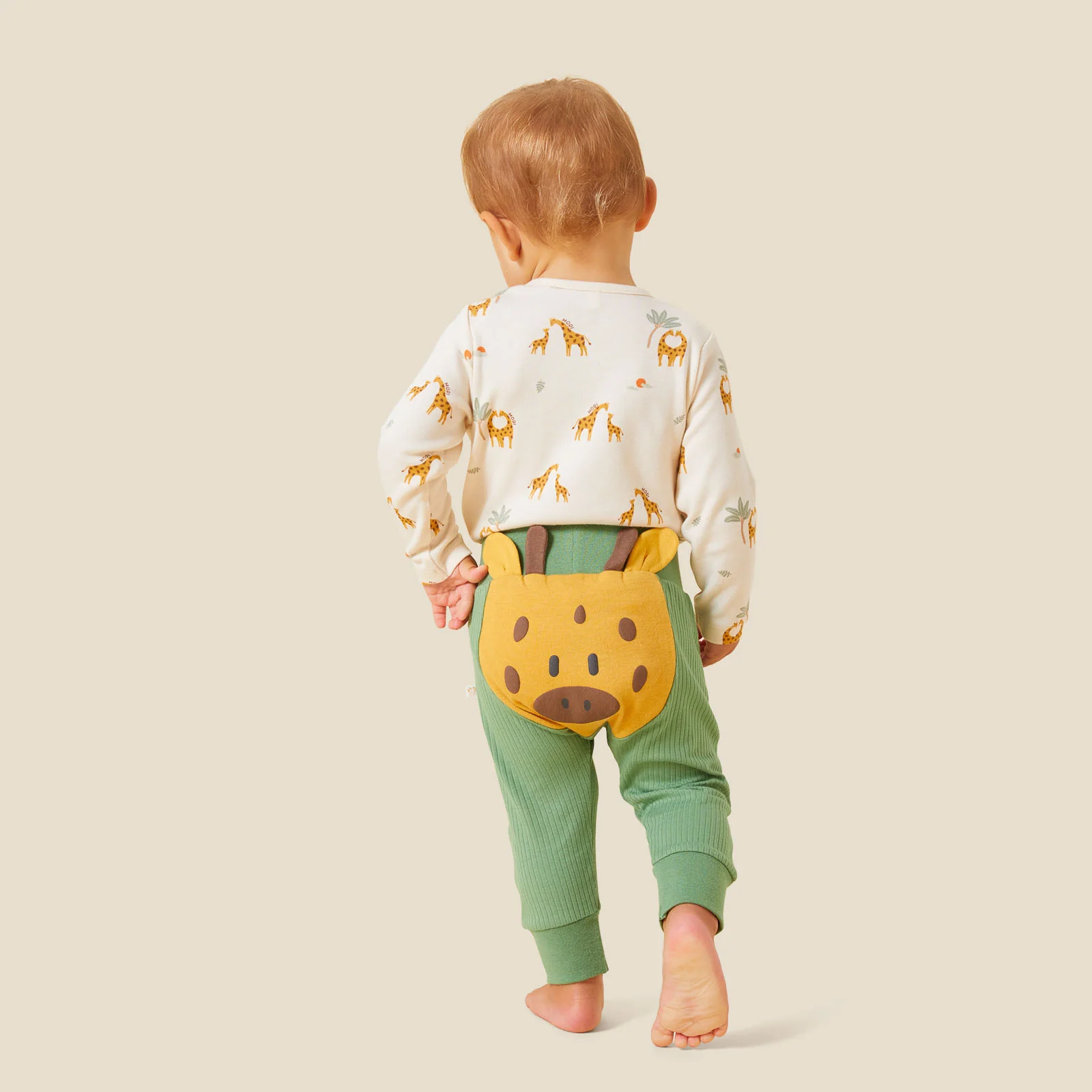Giraffe Bodysuit & Joggers Outfit - Image 3
