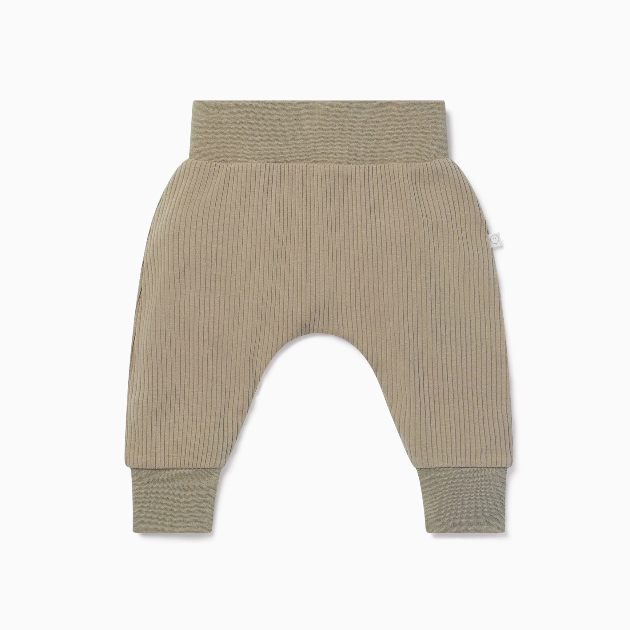 Giraffe Brown Ribbed Joggers - Image 3