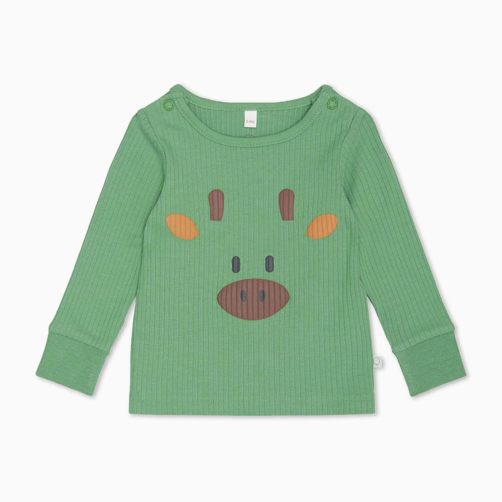Giraffe Face Ribbed Pyjamas - Image 3