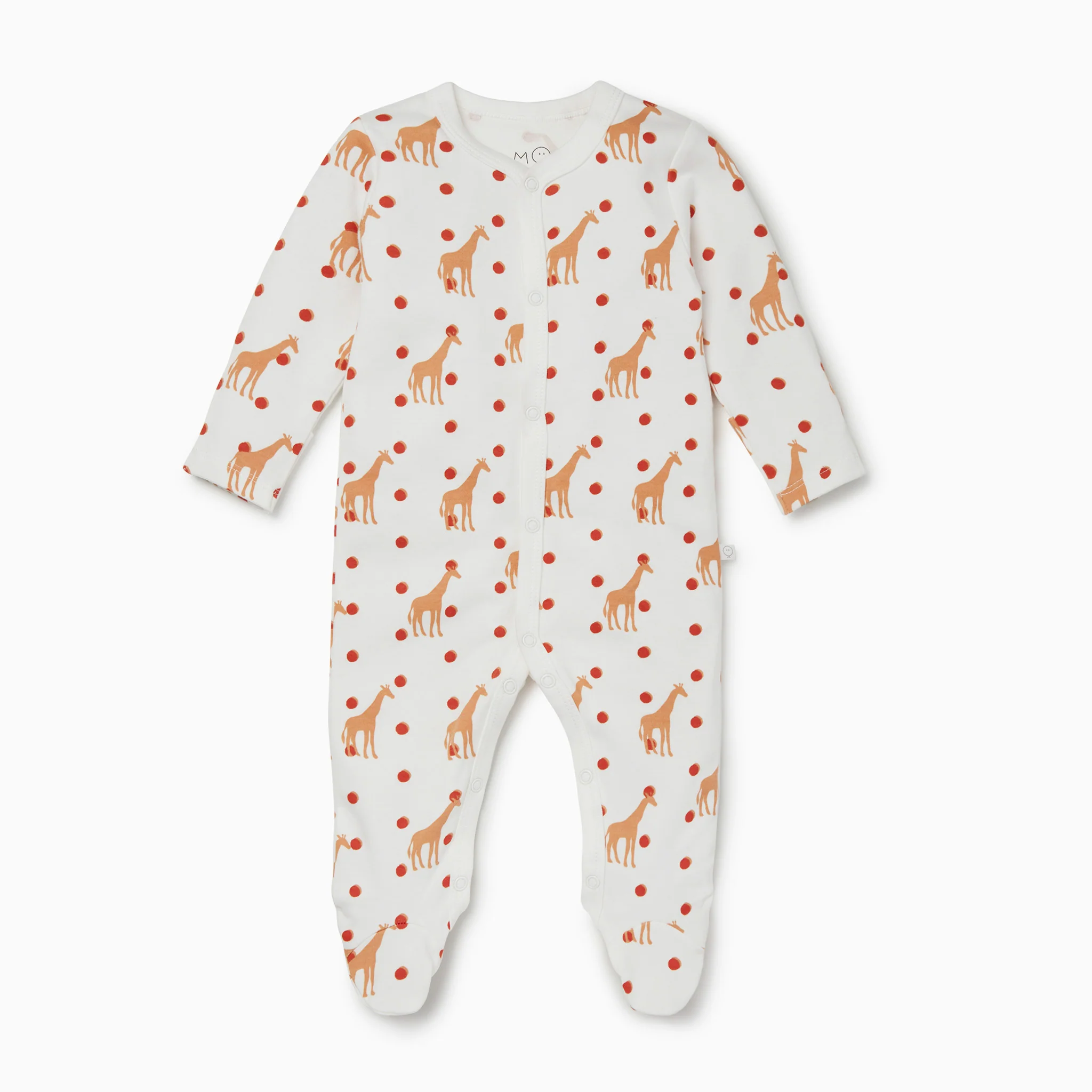 Giraffe Front Opening Sleepsuit Twin Set - Image 2