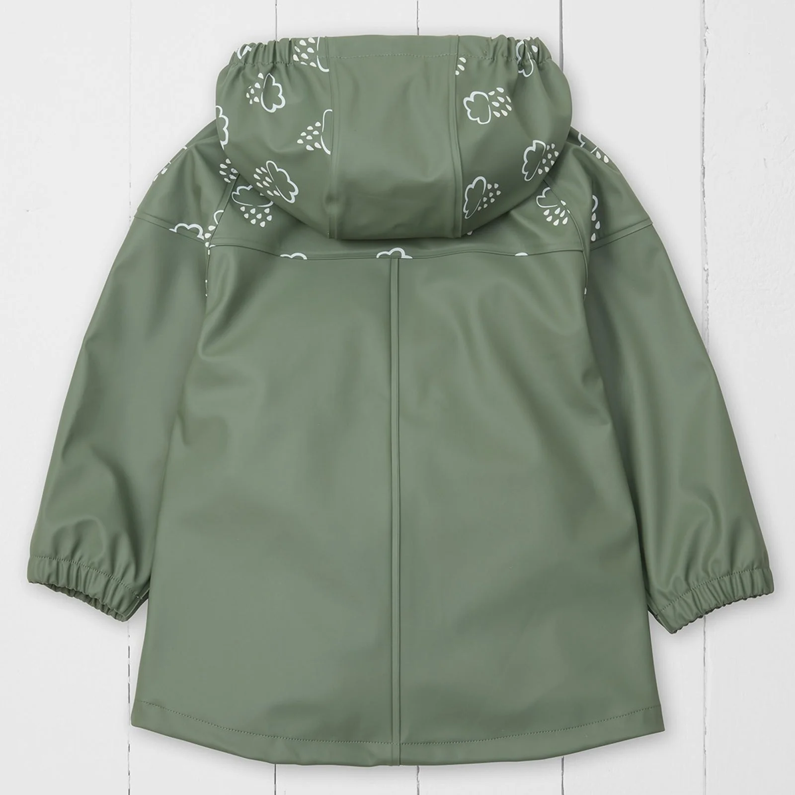 Grass and Air Colour Changing Rain Jacket - Khaki - Image 4