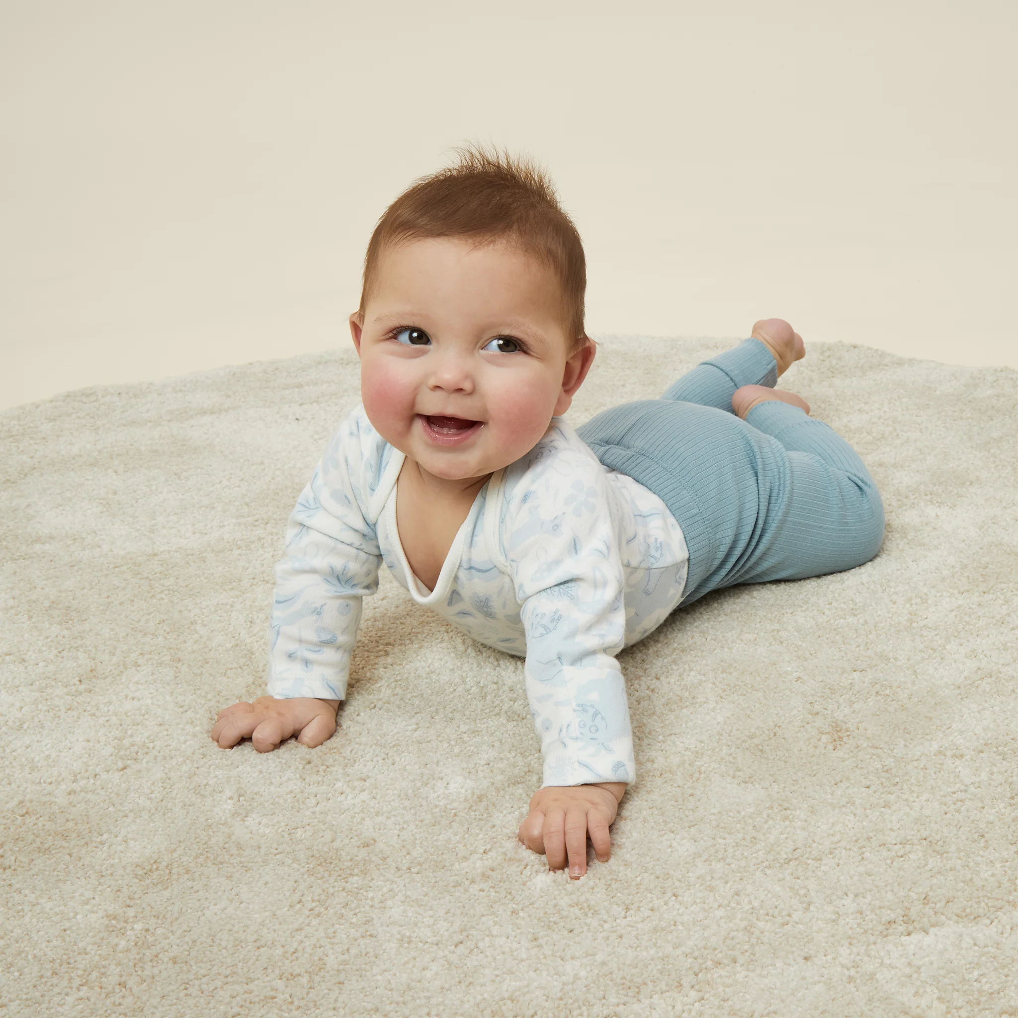 Gruffalo Dragonfly Blue Bodysuit & Ribbed Joggers Outfit - Image 3