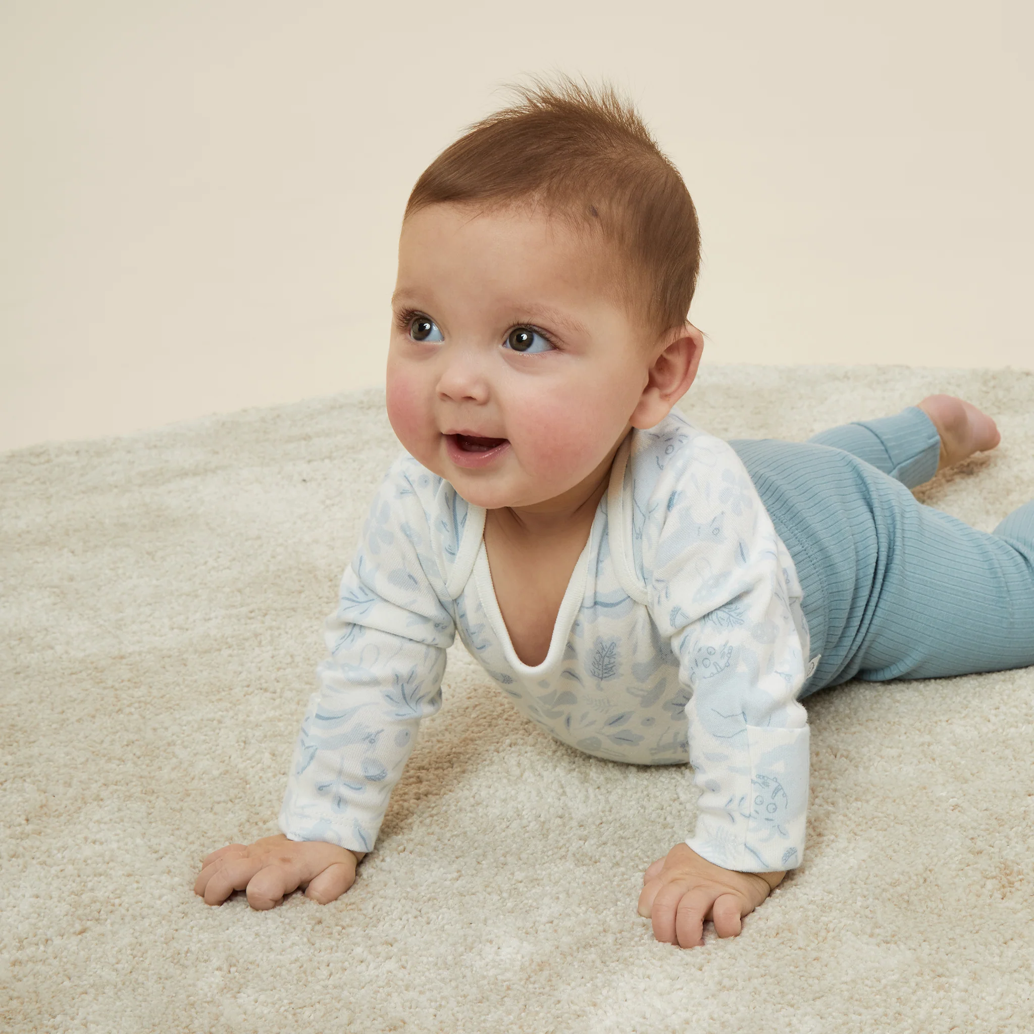 Gruffalo Dragonfly Blue Bodysuit & Ribbed Joggers Outfit - Image 6