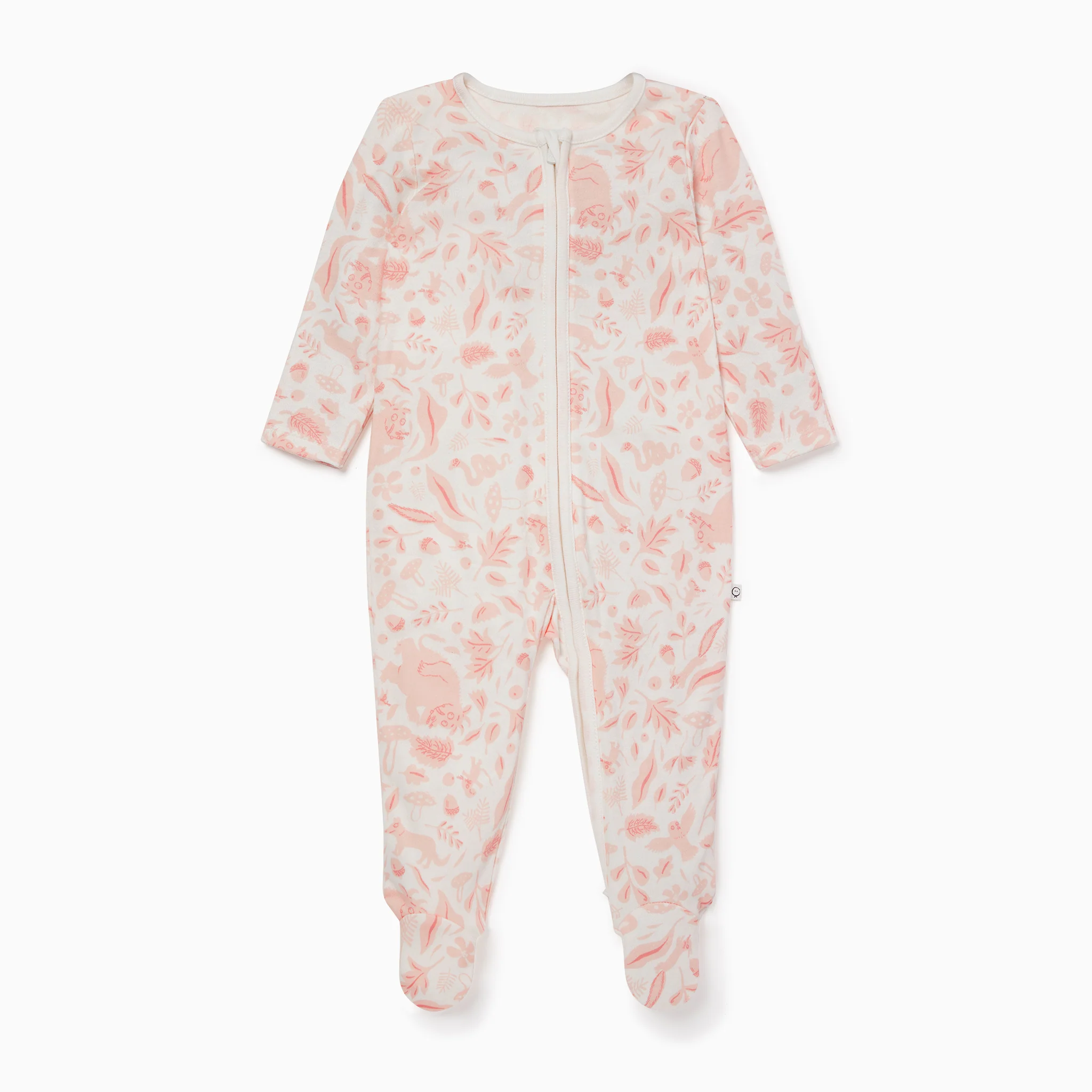 Gruffalo Foxglove Pink Zip-Up Sleepsuit - Image 2