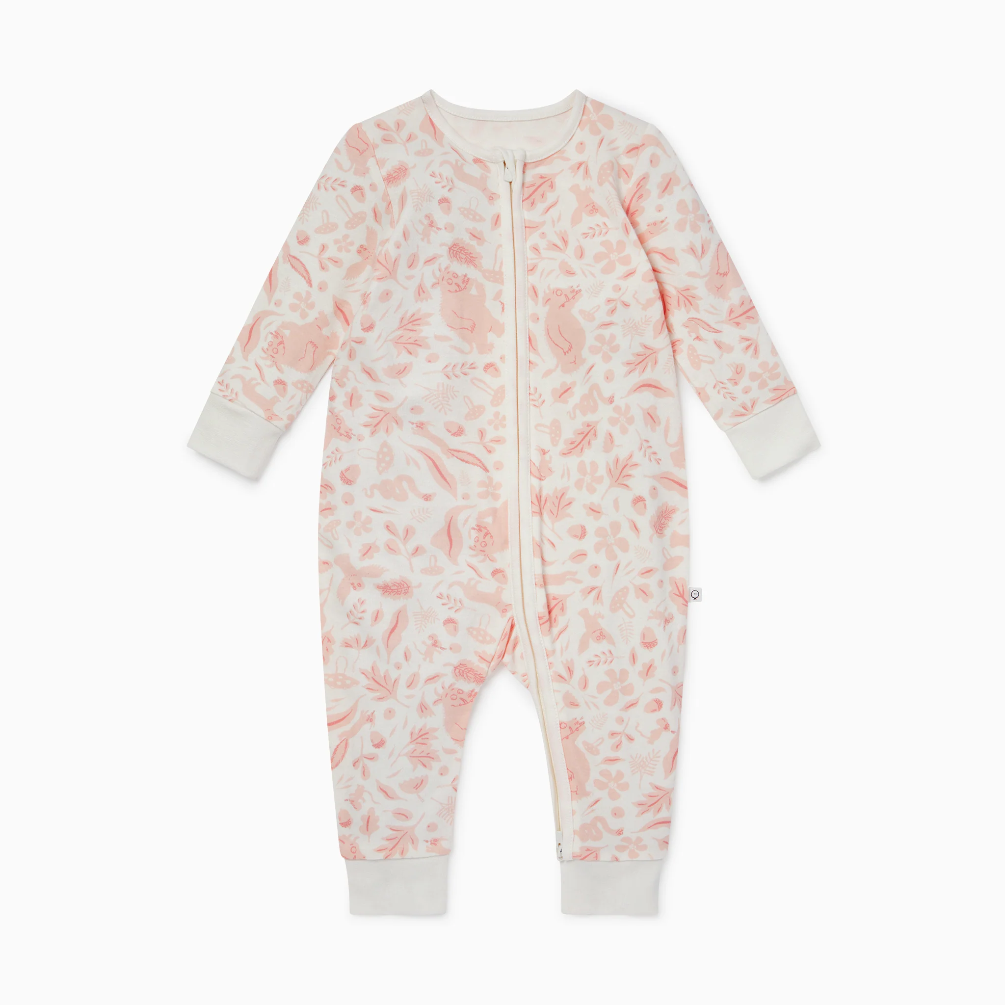 Gruffalo Foxglove Pink Zip-Up Sleepsuit - Image 3