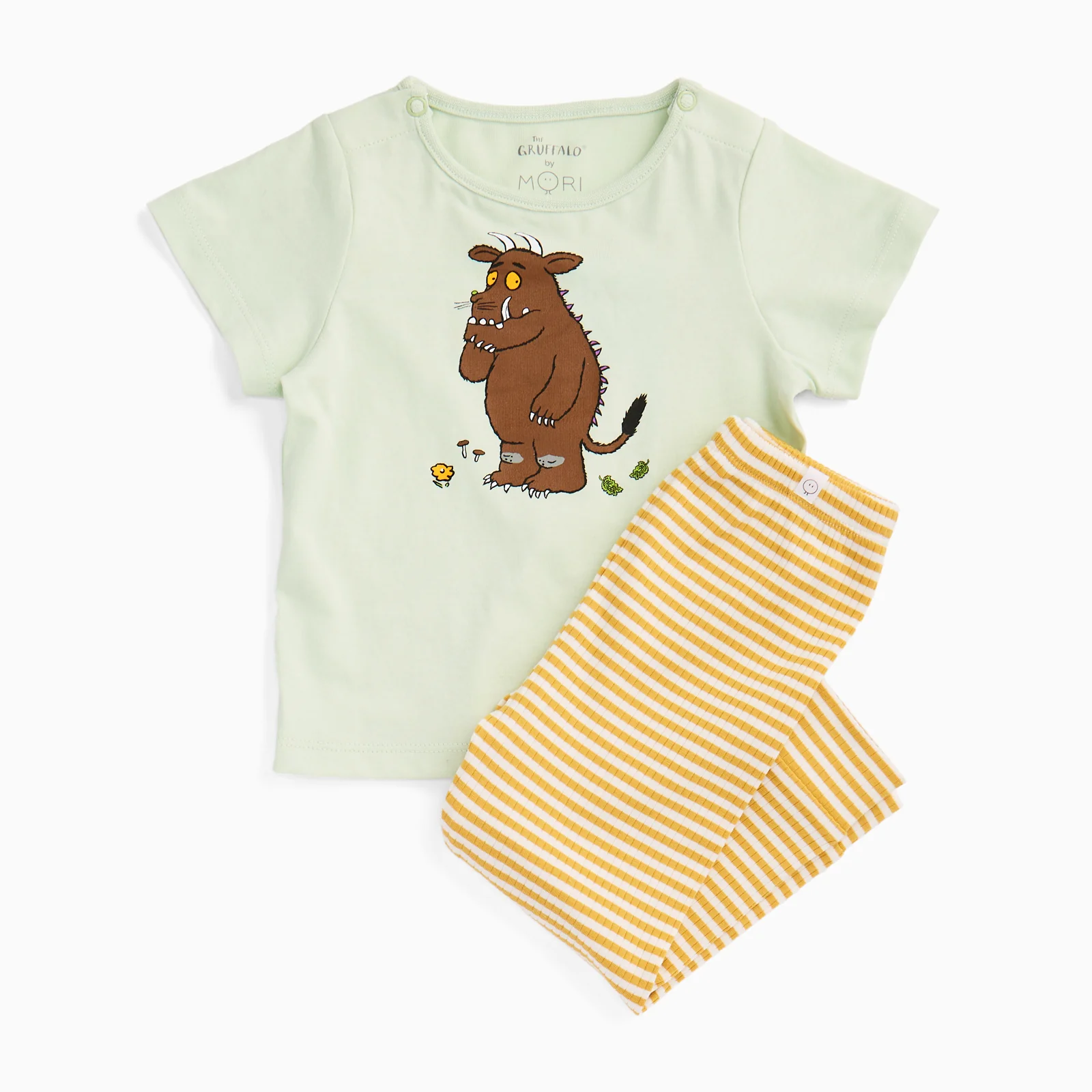 Gruffalo T-shirt & Stripe Ribbed Leggings Outfit - Image 2