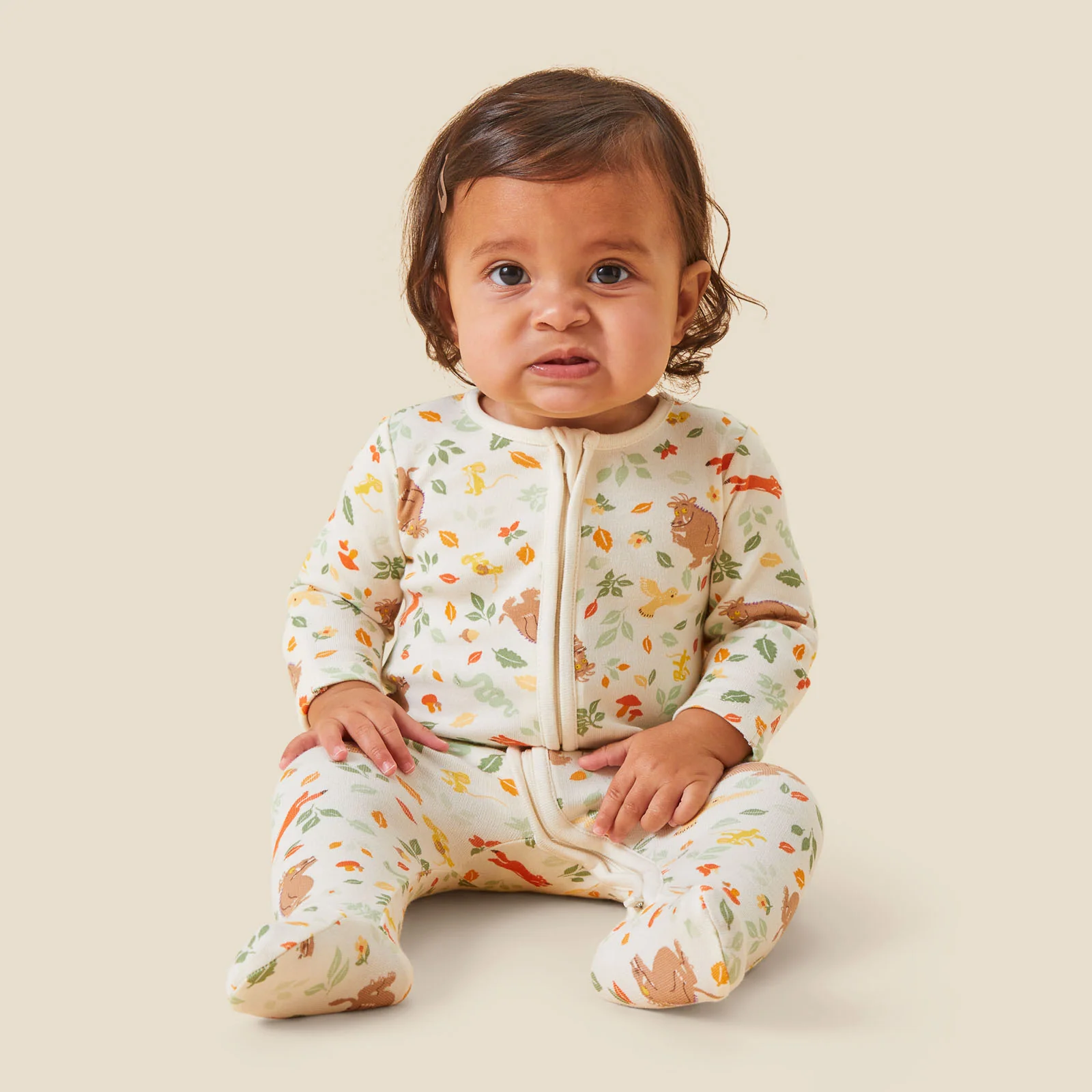 Gruffalo Woodland Clever Zip Sleepsuit