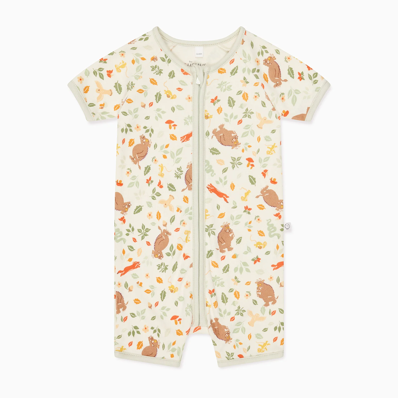 Gruffalo Woodland Zip Summer Sleepsuit - Image 2