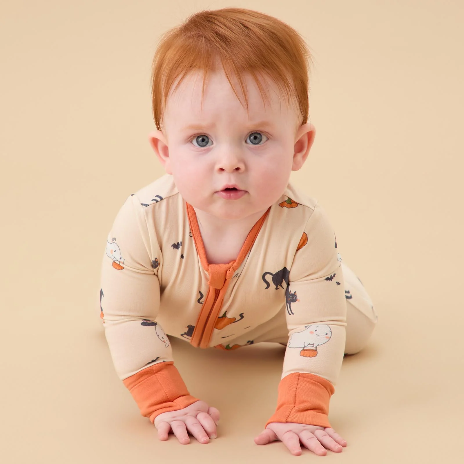 Halloween Hugs Clever Zip Sleepsuit - Image 2