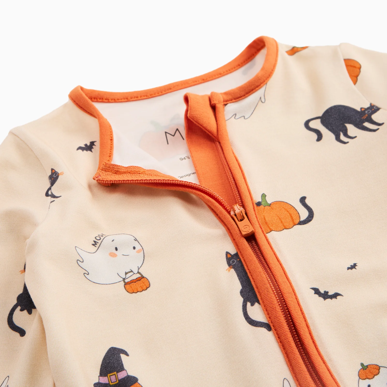 Halloween Hugs Clever Zip Sleepsuit - Image 4