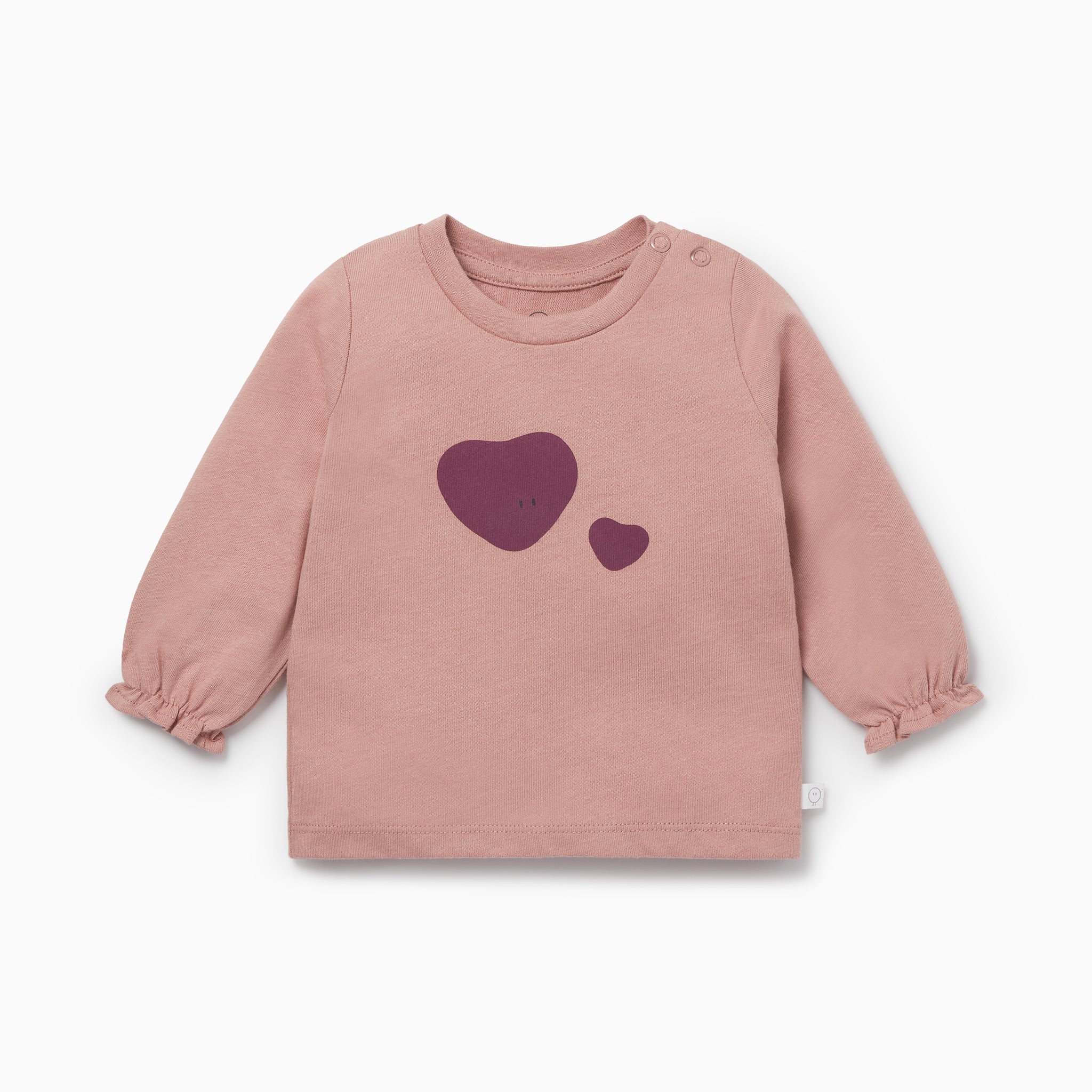 Heart T-Shirt & Ribbed Joggers Outfit - Image 3