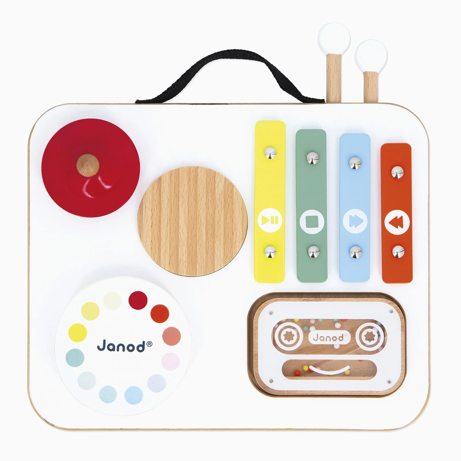 Janod Baby Musical Table - Confetti - Image 5
