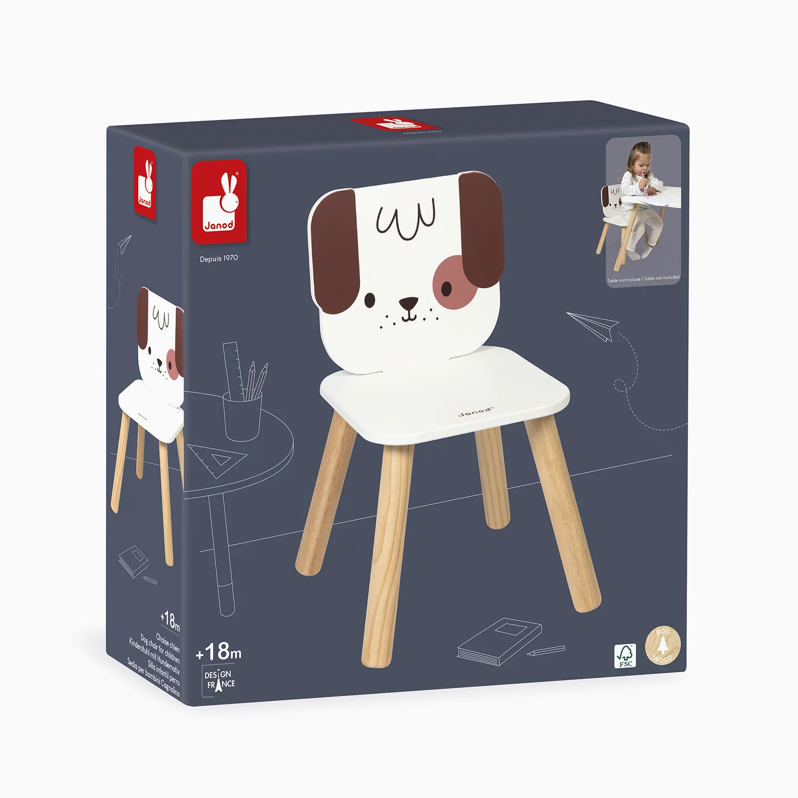 Janod Children's Chair - Dog - Image 4