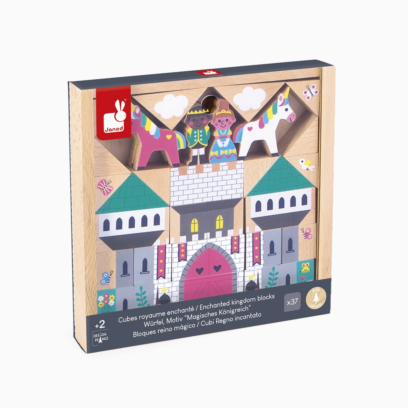 Janod Enchanted Kingdom Building Blocks - Image 2