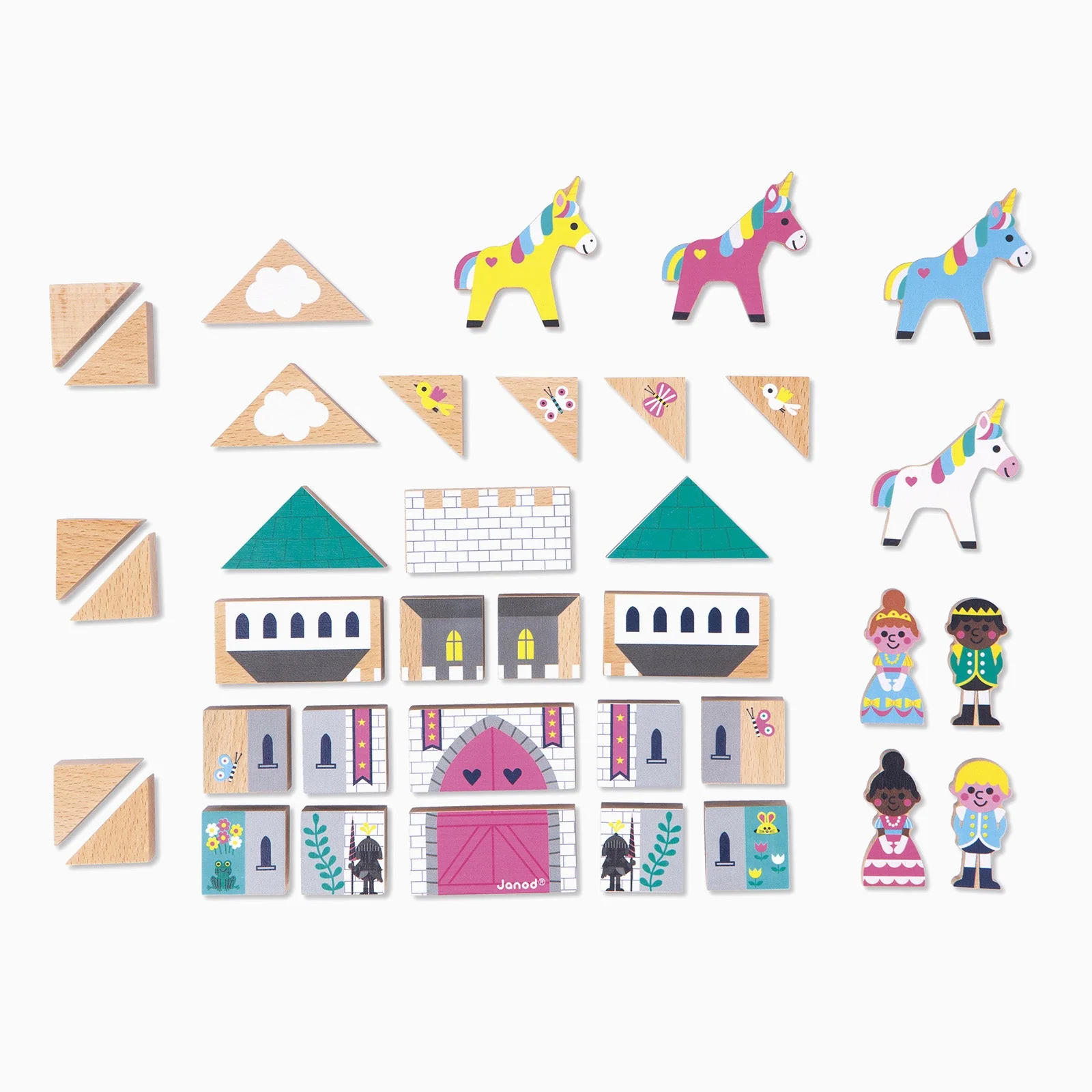 Janod Enchanted Kingdom Building Blocks - Image 3