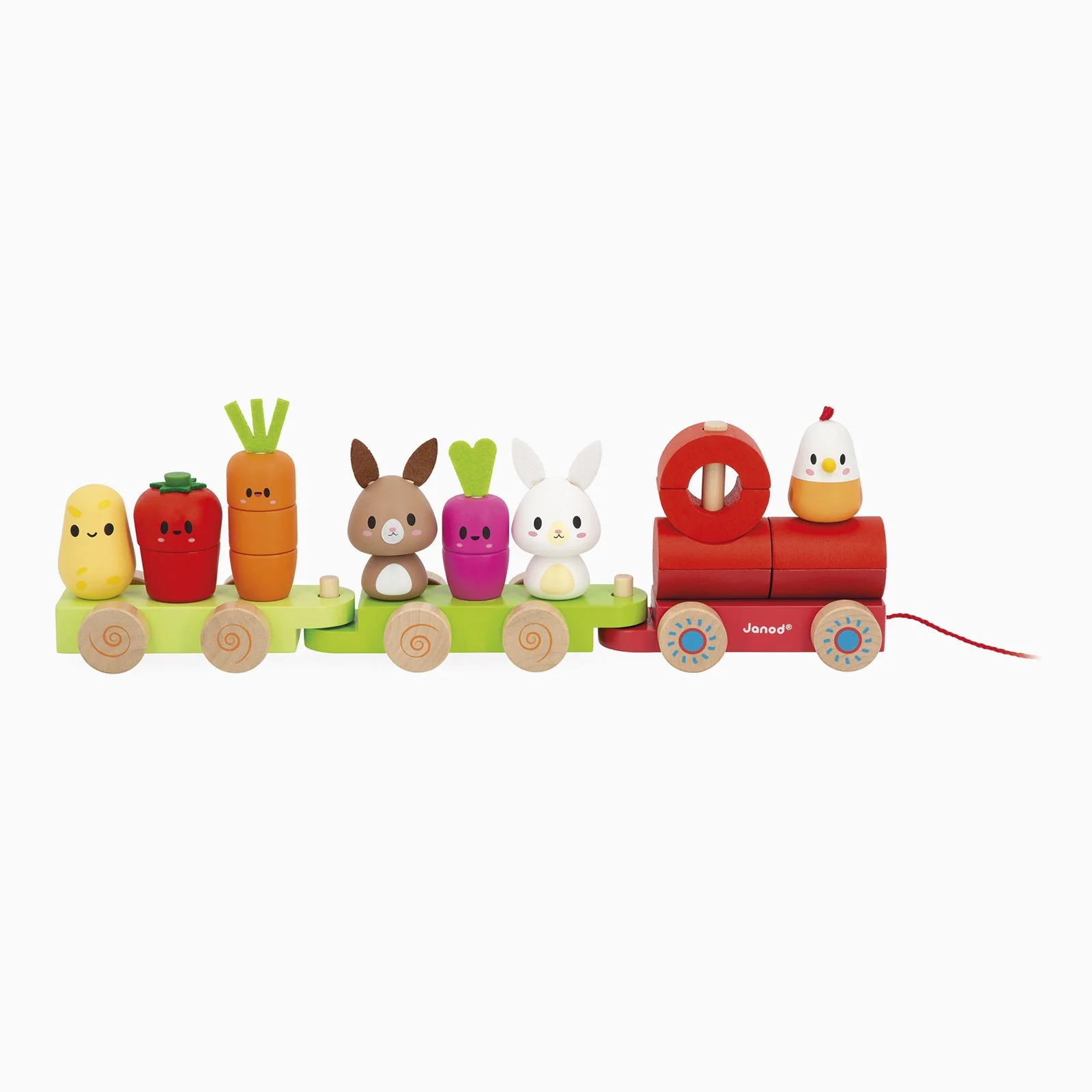 Janod Farm Pull Along Train