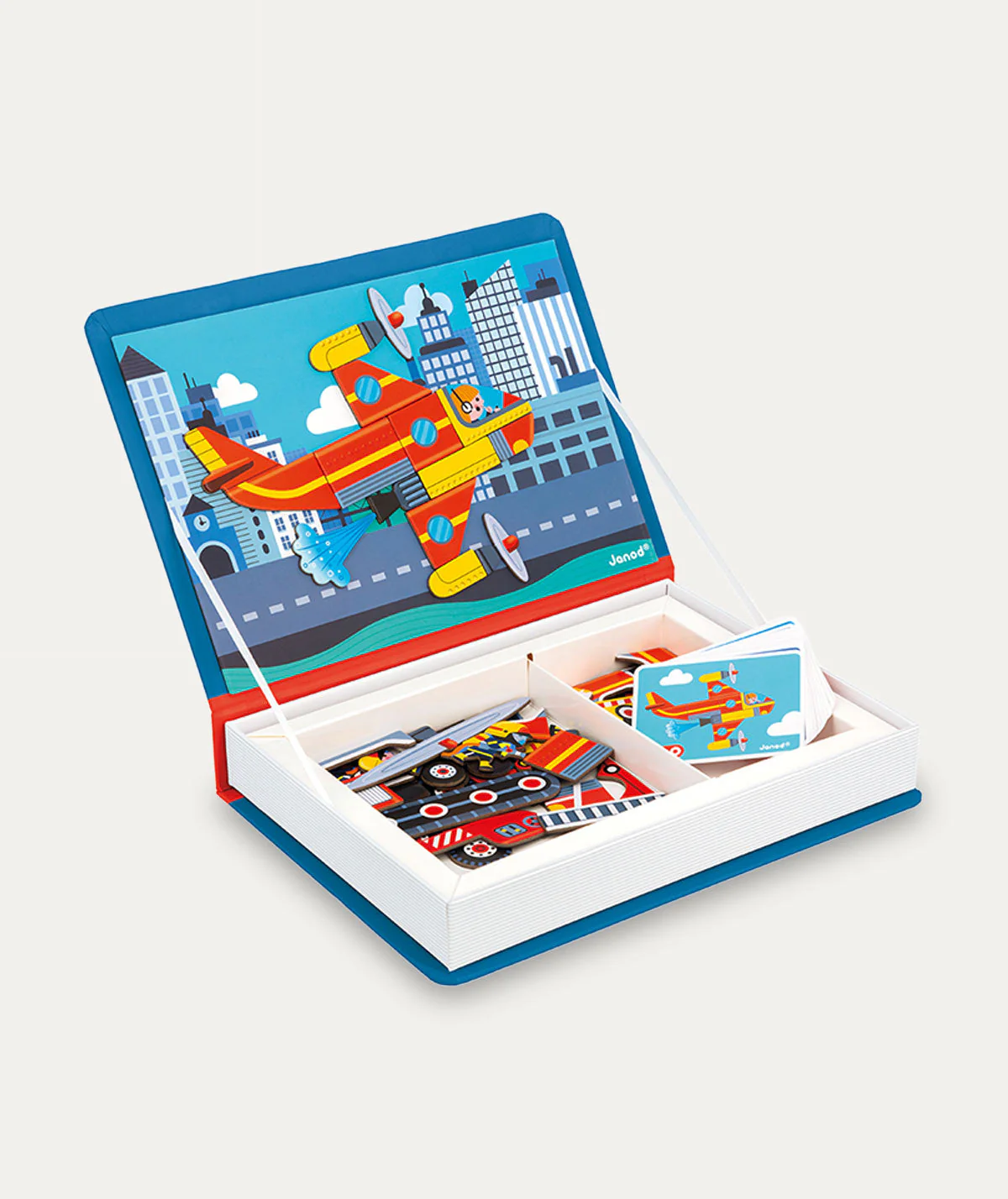Janod Magnetibook Educational Toy - Firefighter - Image 3
