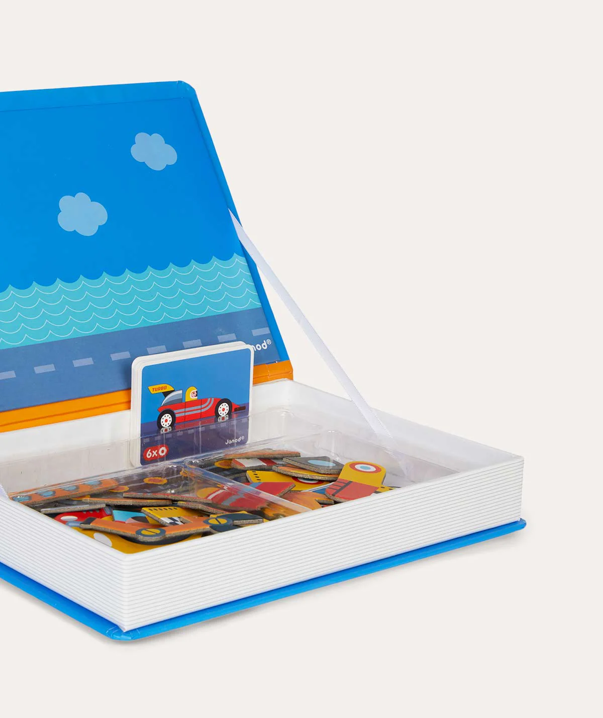Janod Magnetibook Educational Toy - Racers - Image 5