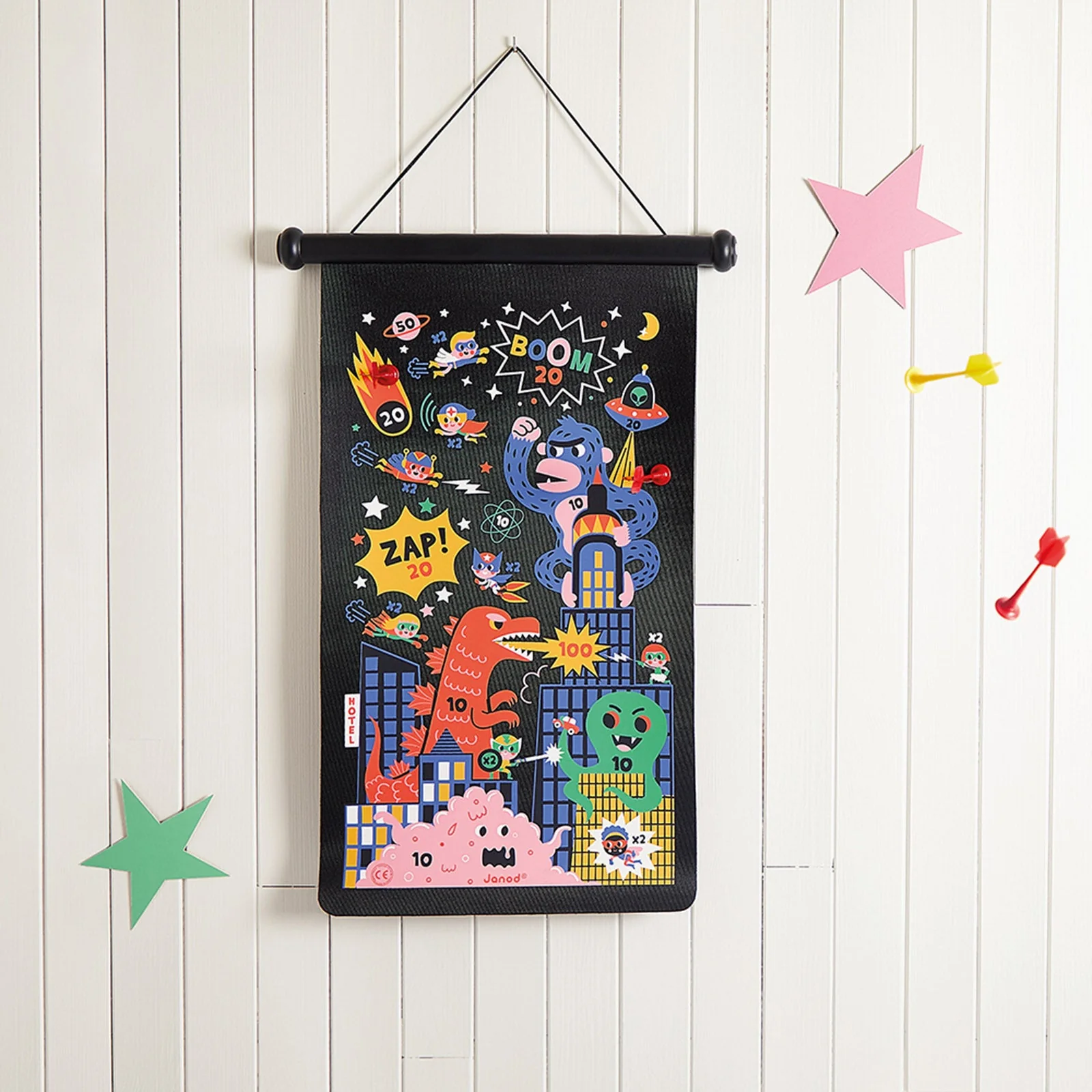 Janod Magnetic Dart Game Superhero