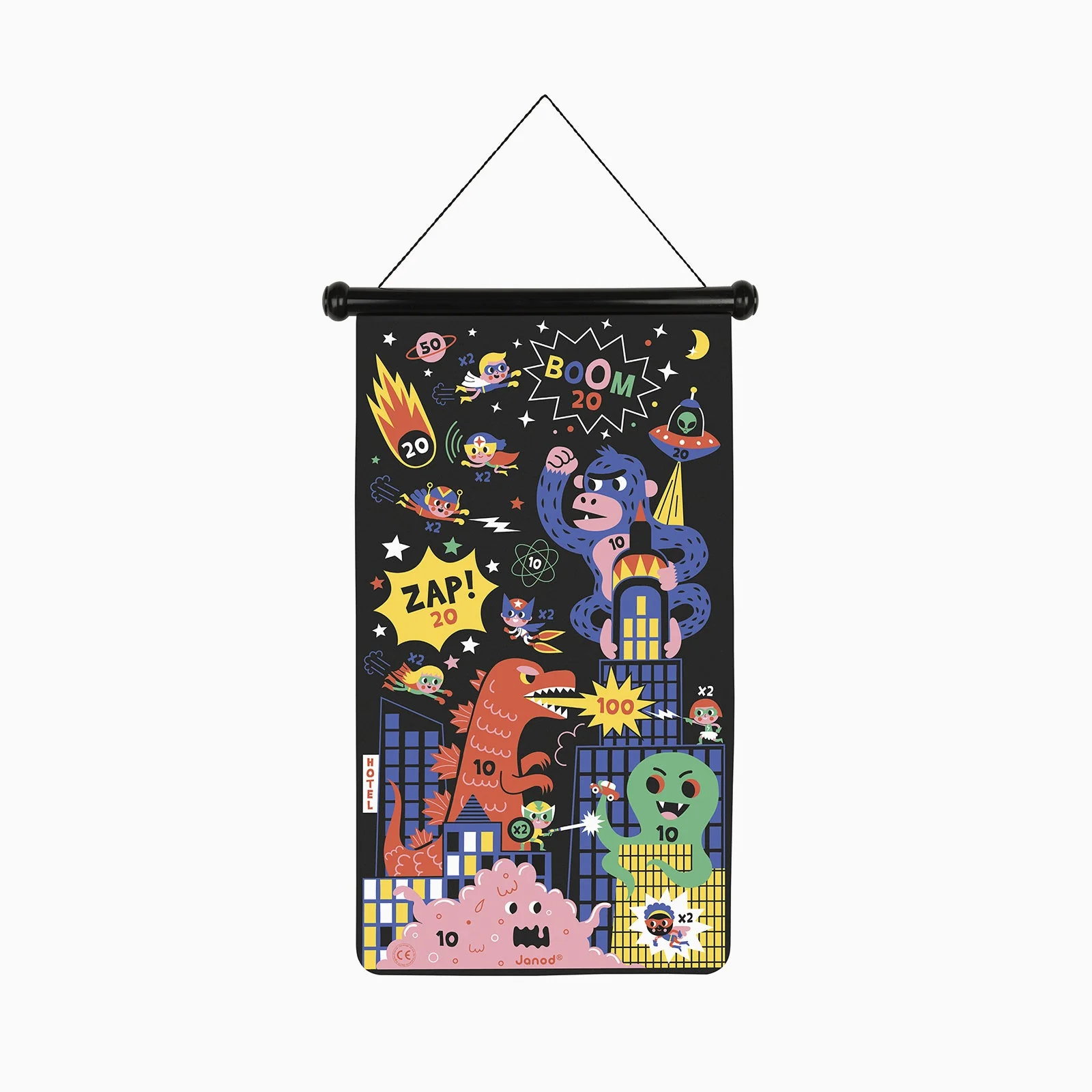 Janod Magnetic Dart Game Superhero - Image 4