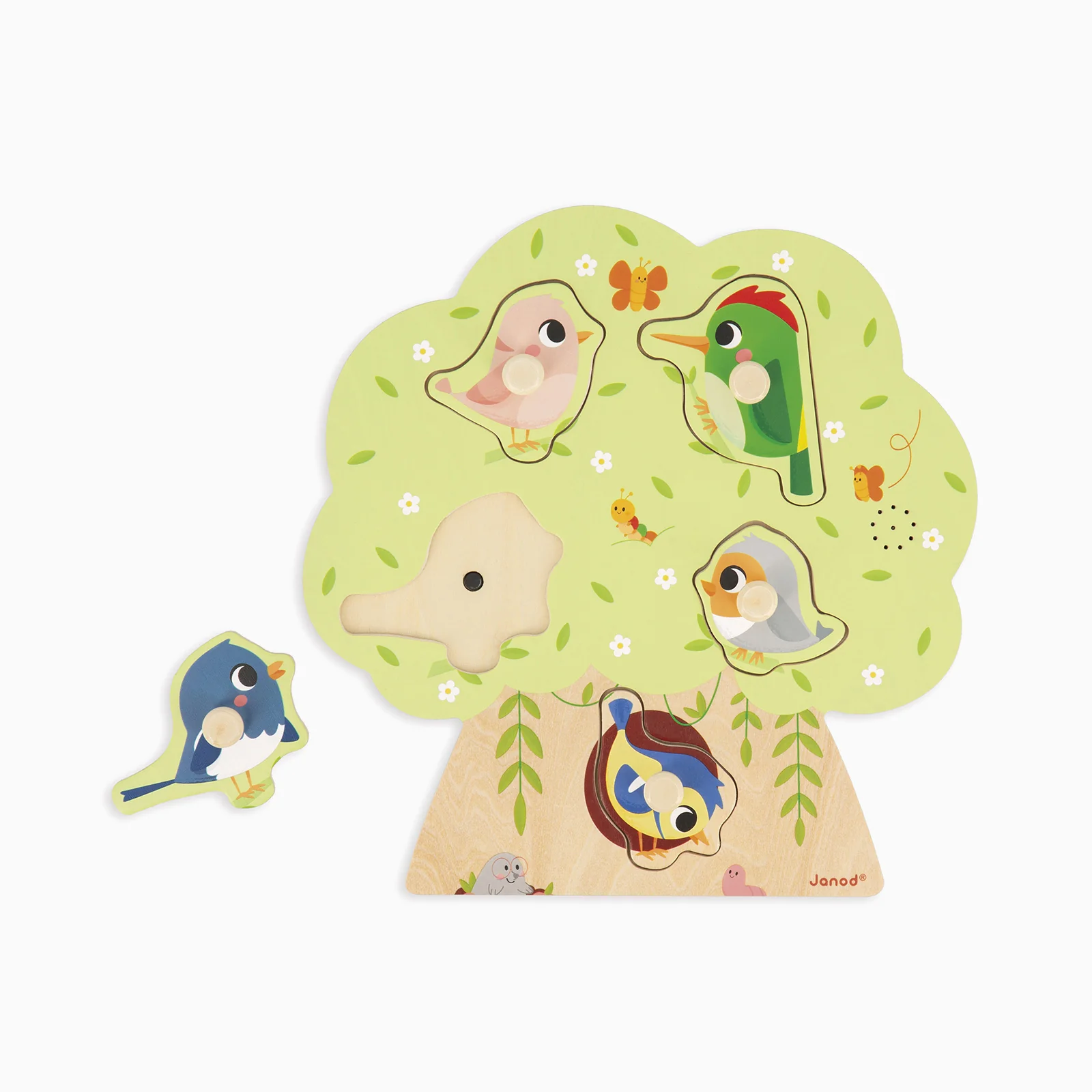 Janod Sound Puzzle - Bird - Image 3