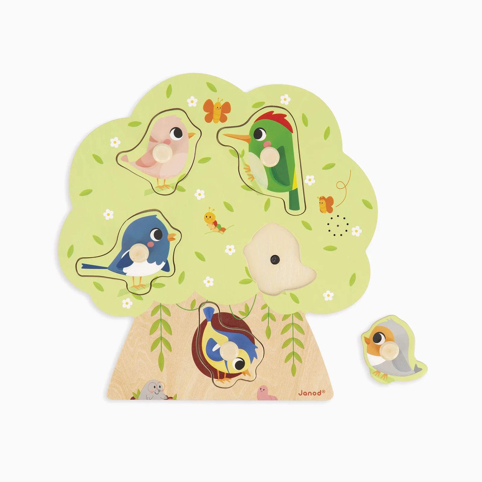 Janod Sound Puzzle - Bird - Image 4