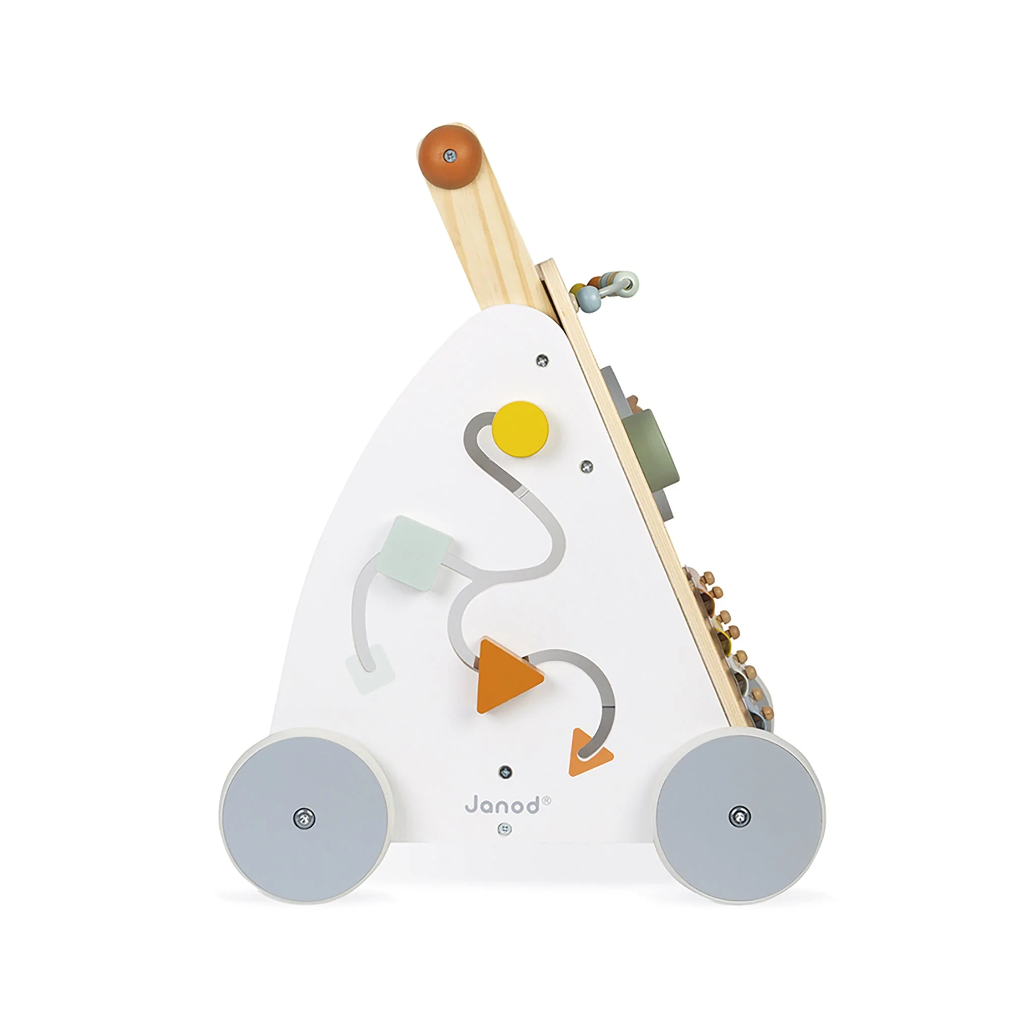 Janod Sweet Cocoon Multi-Activity Wooden Baby Walker - Image 3